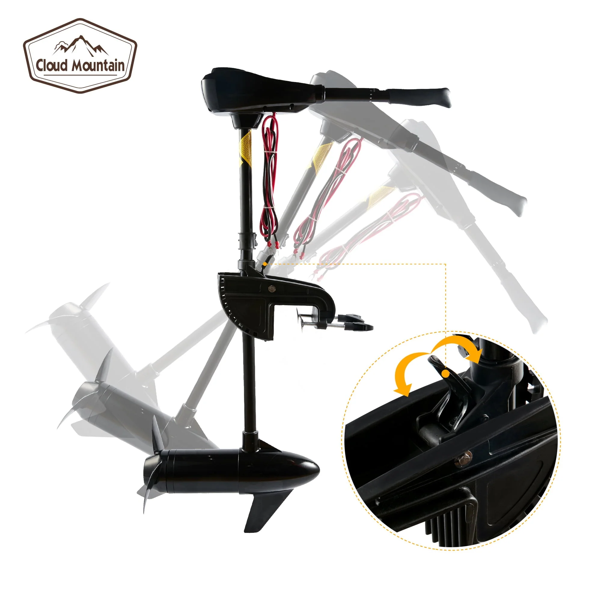 60LBS Thrust Electric Trolling Motor for Fishing Boats Freshwater and Saltwater Use - Image 7