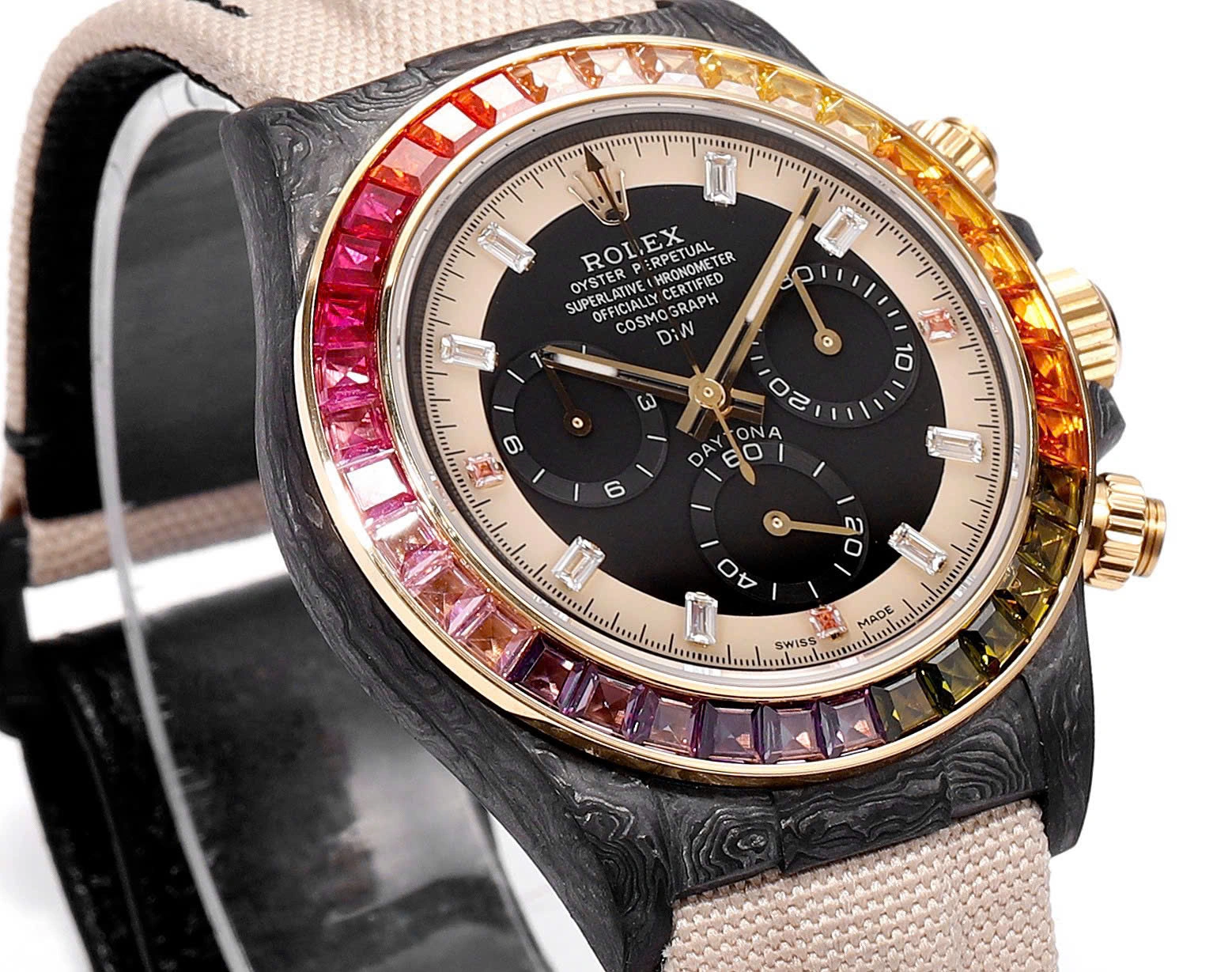 [Super Clone]Rolex Oyster Perpetual Cosmograph Daytona Rainbow 116595RBOW 40mm Replica 1:1 – Top Quality Version