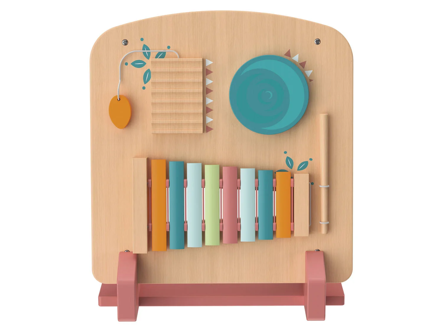 Playtive Jeu mural en bois vritable, 2 pices