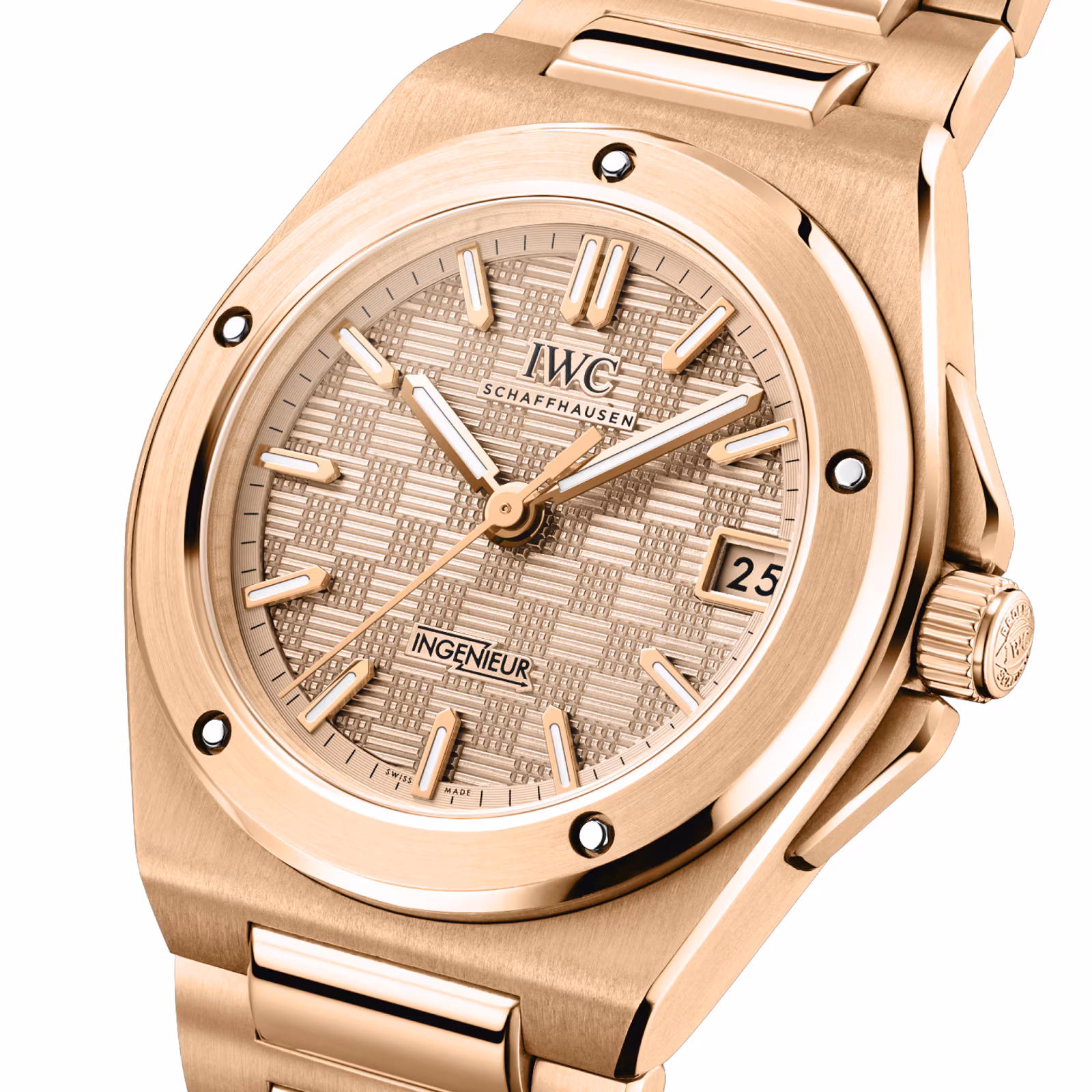 【Super Clone】IWC Ingenieur Automatic 35mm Ladies Watch Rose Gold IW324903
