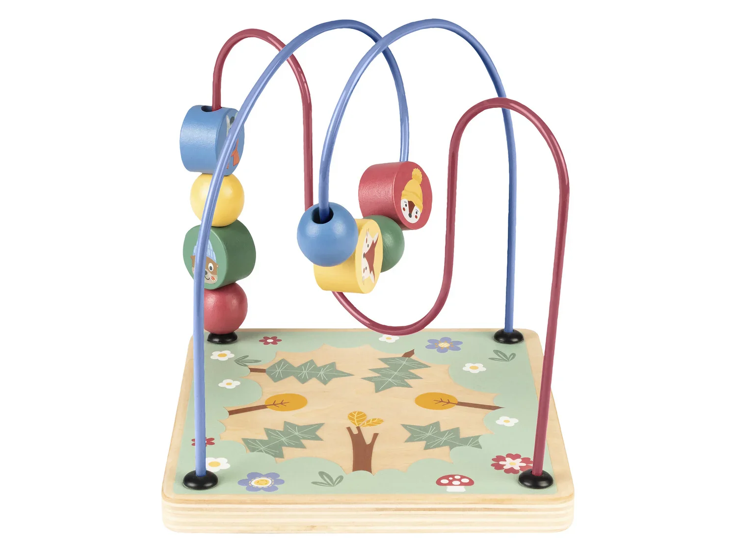 lupilu Chariot  pousser ou cube de motricit en bois