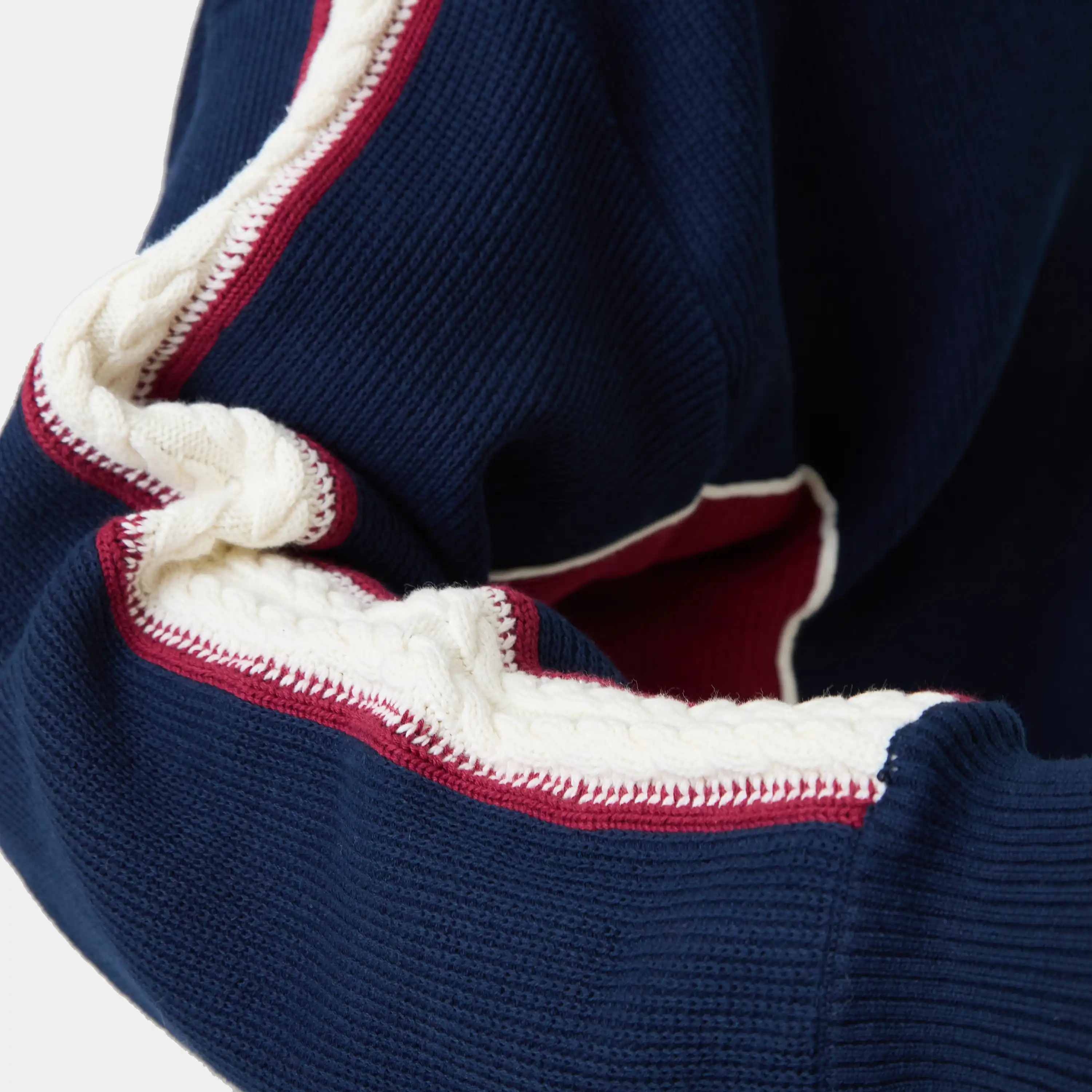 Chully Navy Knit Polo