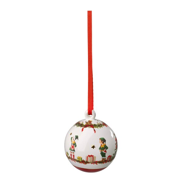 Annual Christmas julekule 2026 18x15 cm