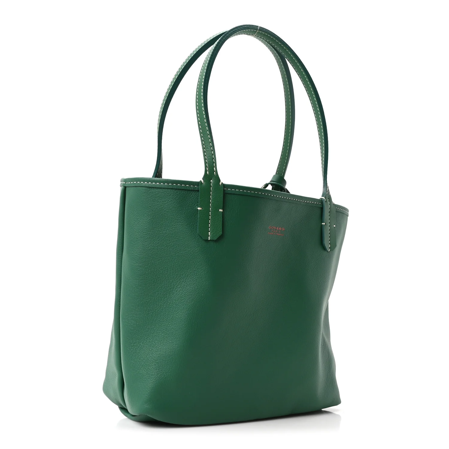 Goyardine Reversible Mini Anjou Green