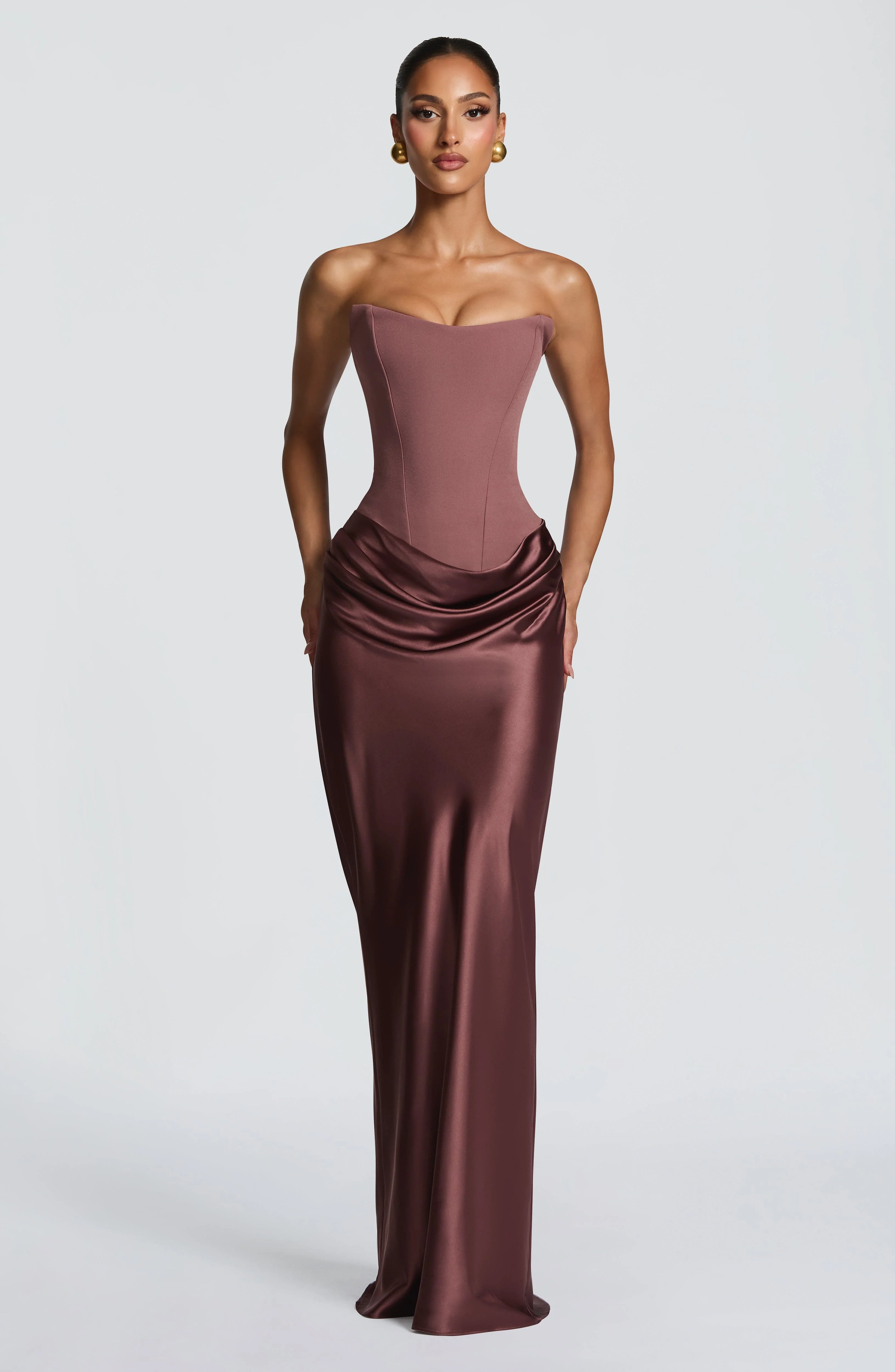 Maggie Maxi Dress - Dusty Rose