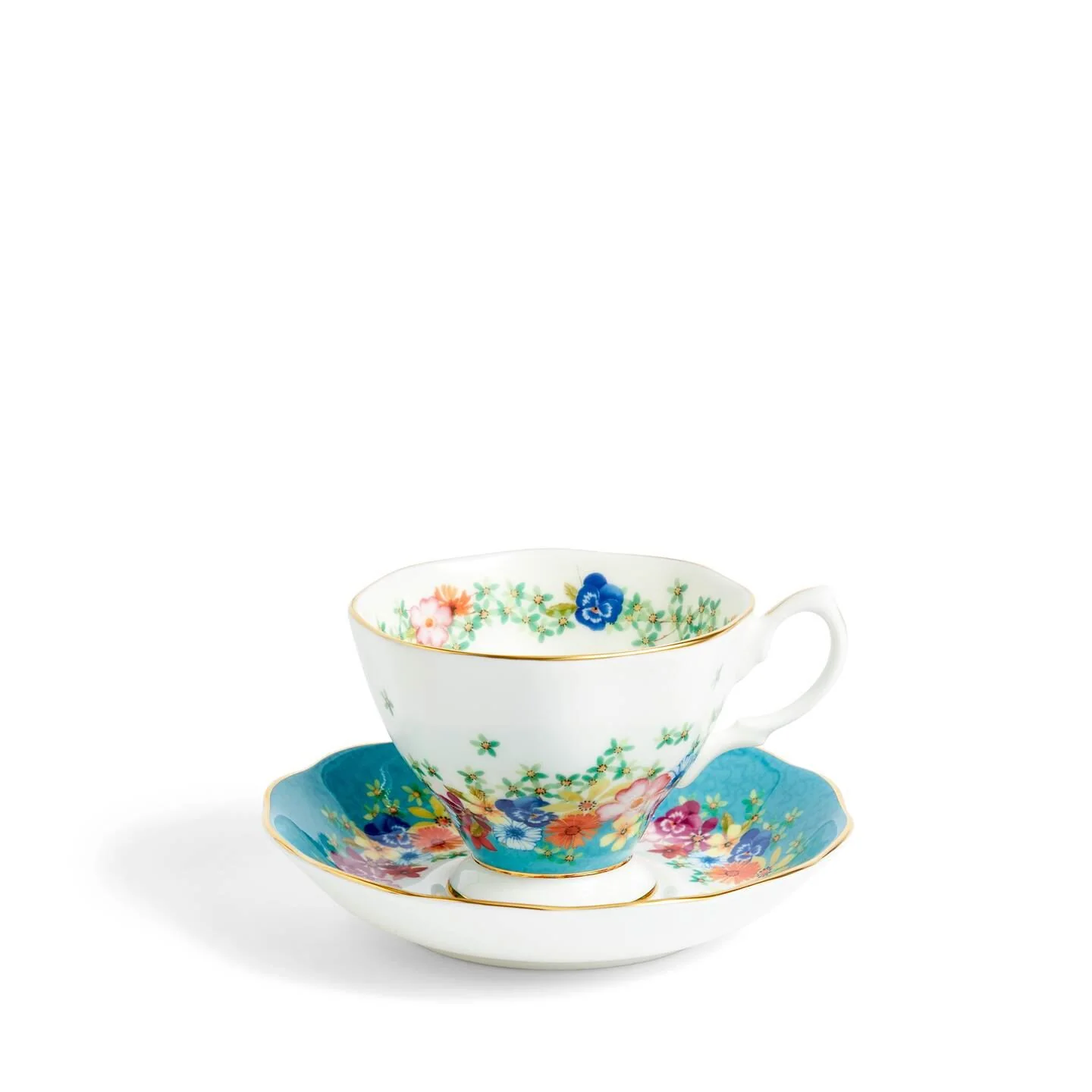 100 Years Teacup & Saucer, Florence 1940