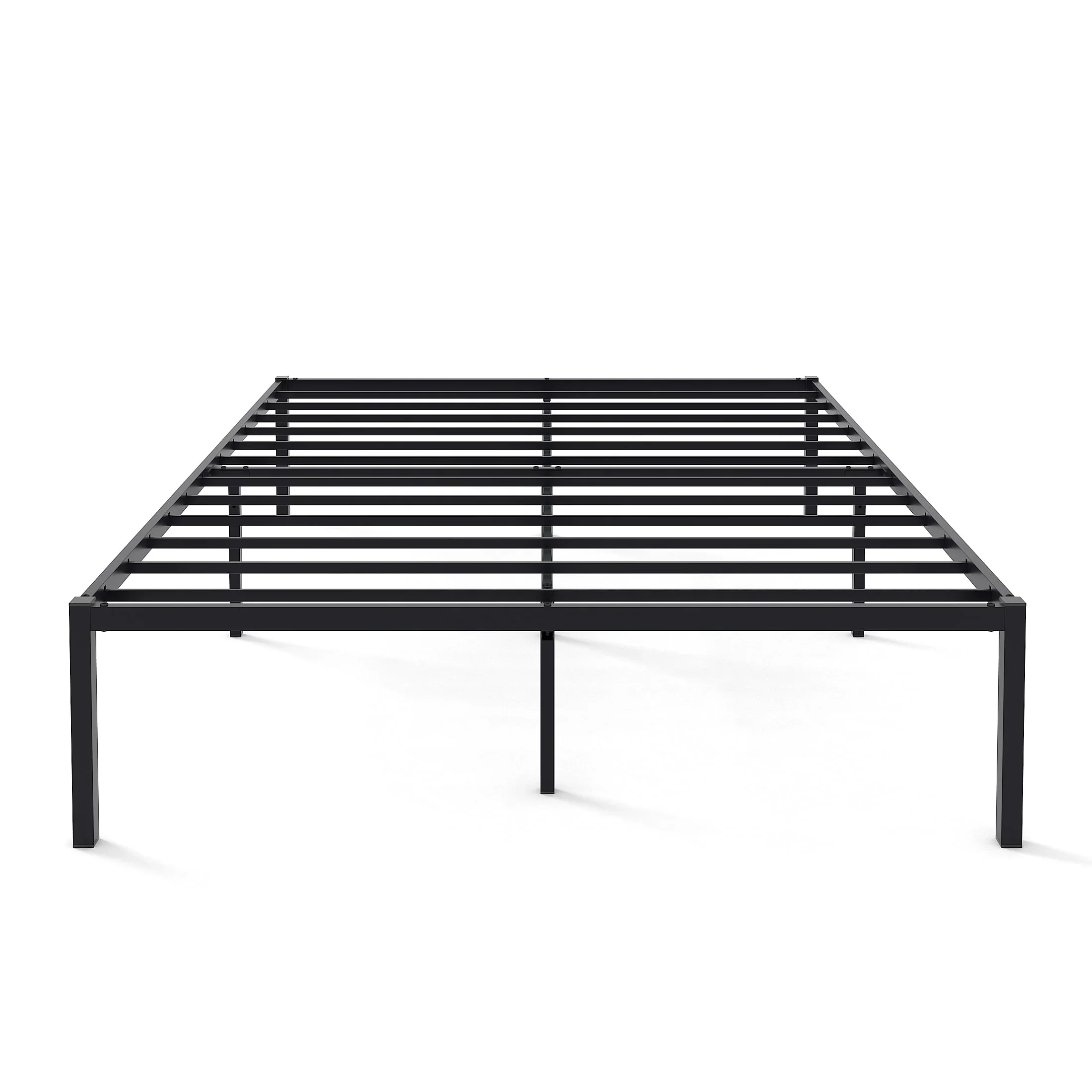 Yoneston Queen Size Metal Bed Frame 18 High Beds Frames with Storage