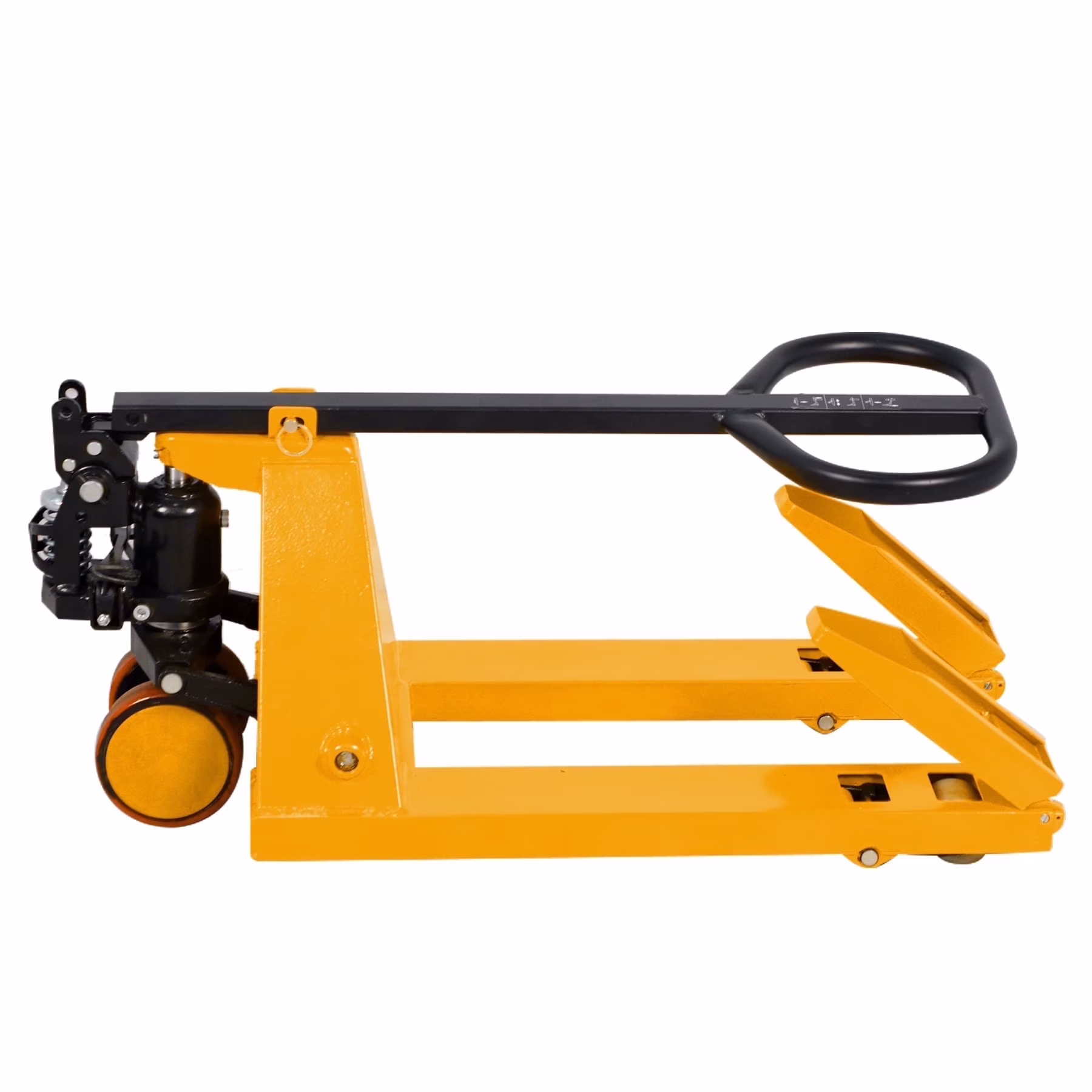 APOLLOLIFT Folding Manual Hydraulic Pallet Jack 2200 lbs. 31.5Lx15W Fork 2.4 Lowered