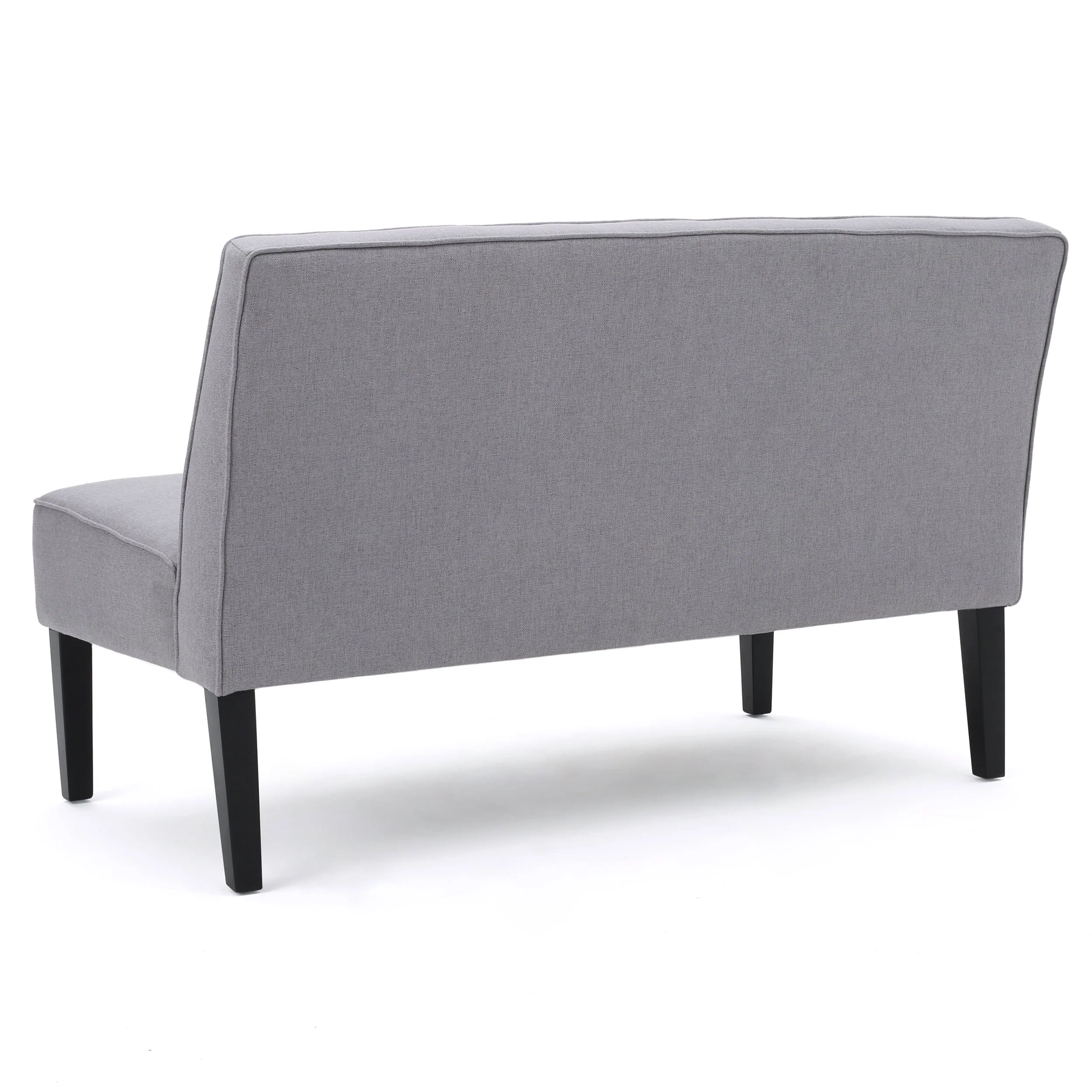Desmond Fabric Love Seat,Light Gray - Image 5