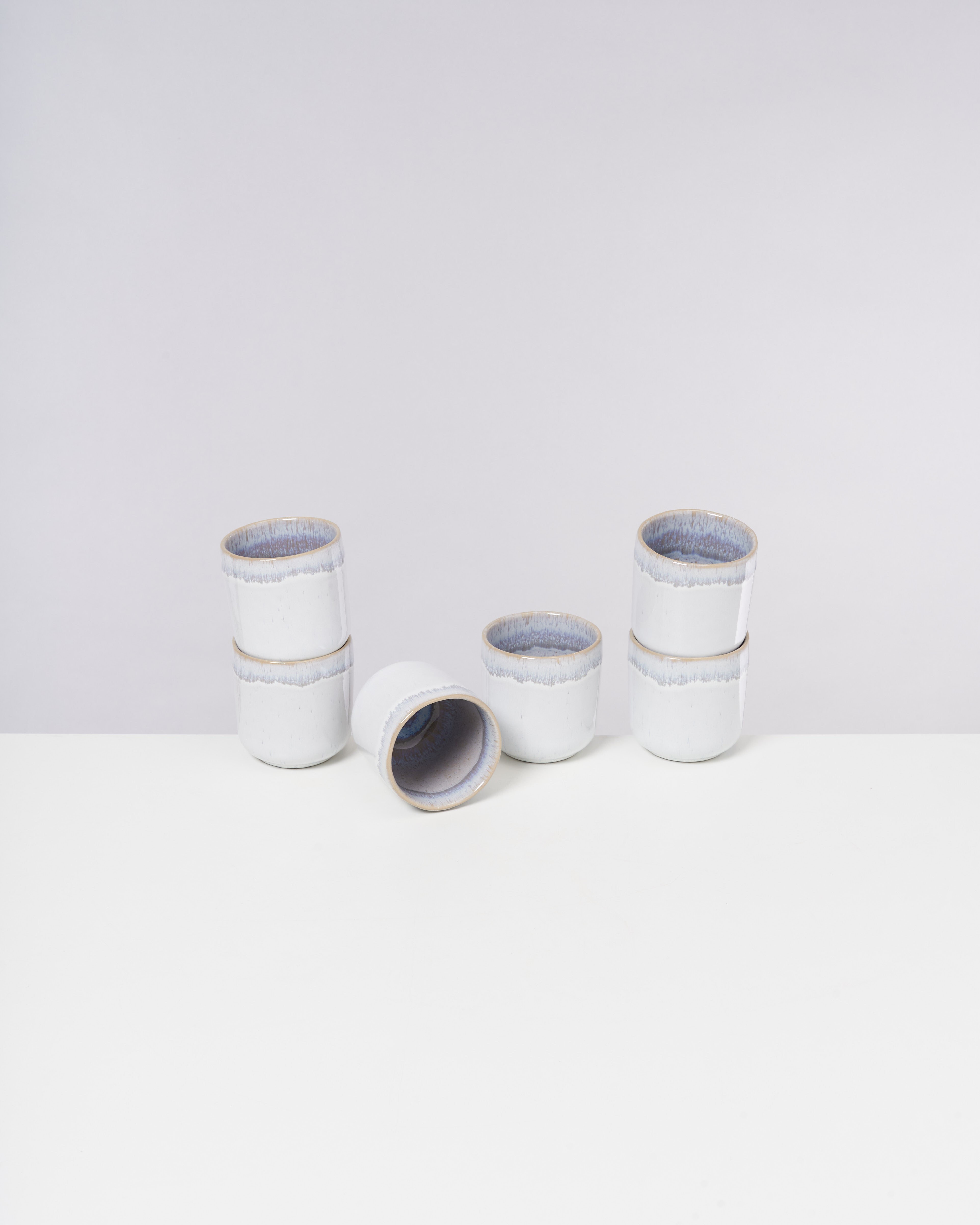 MELIDES - SMALL CUP STONEBLUE SET OF 6