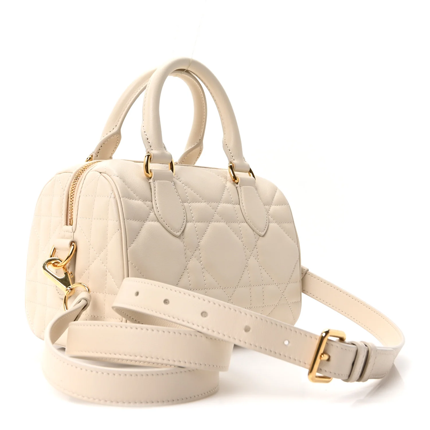 Calfskin Macrocannage Groove 20 Bag Dusty Ivory