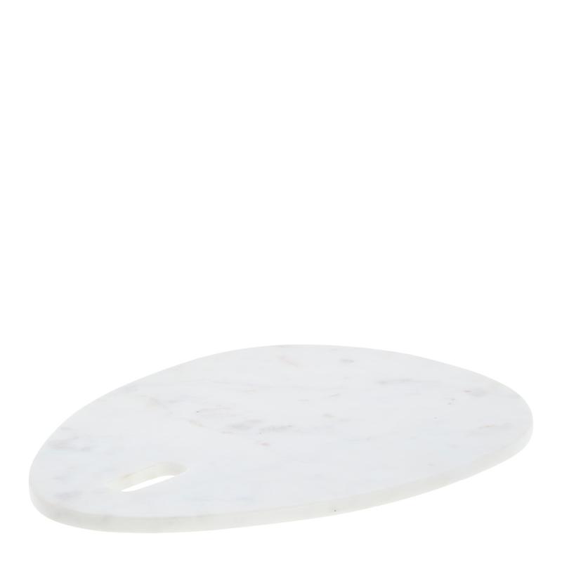 Ellia skjærebrett 40x30 cm hvit marmor