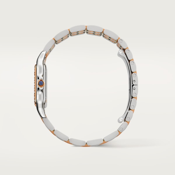 [Super Clone]PANTHERE Rose Gold Mix Diamond 30mm