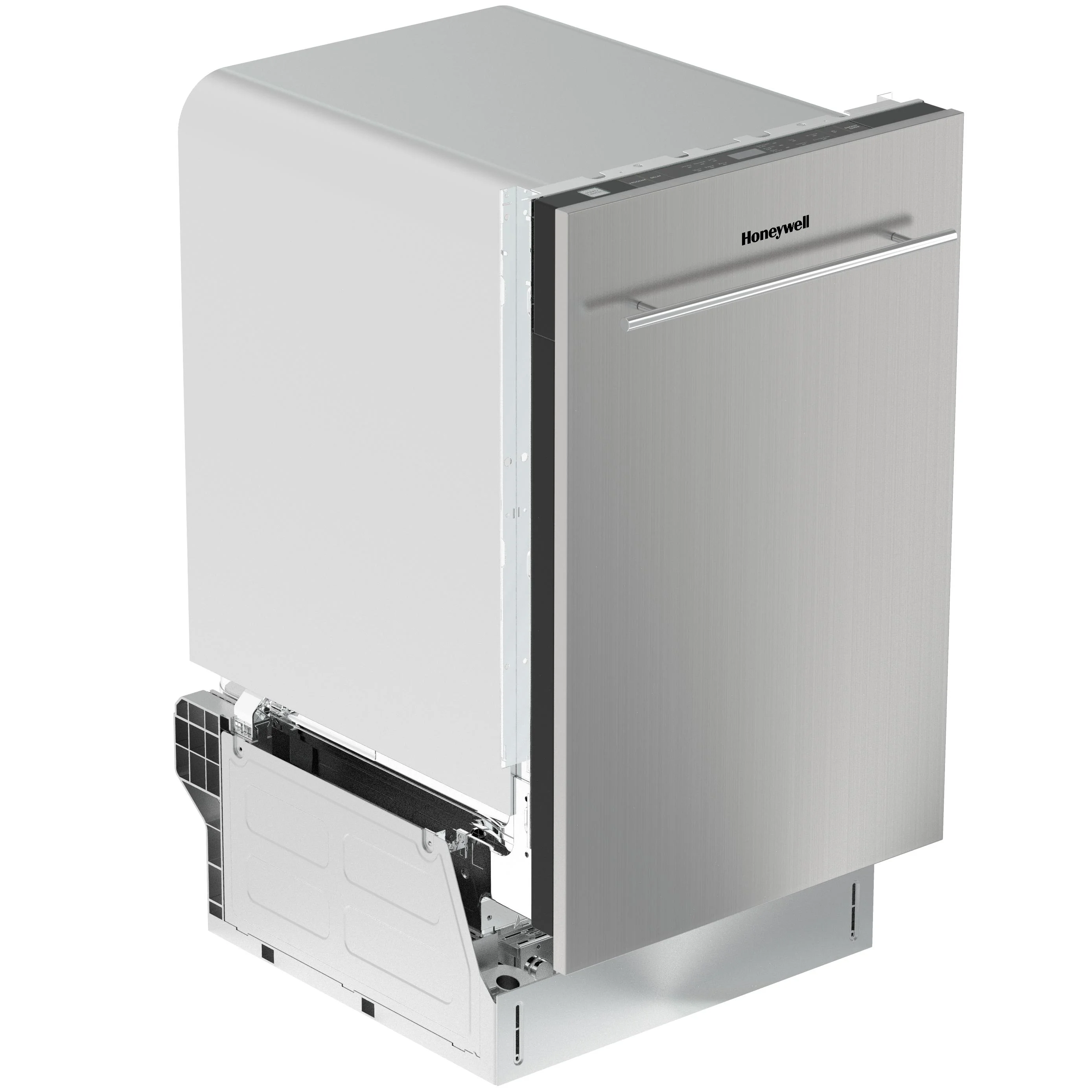 Honeywell 18 in Dishwasher with 8 Place Settings, 6 Washing Programs, Stainless Steel Tub
