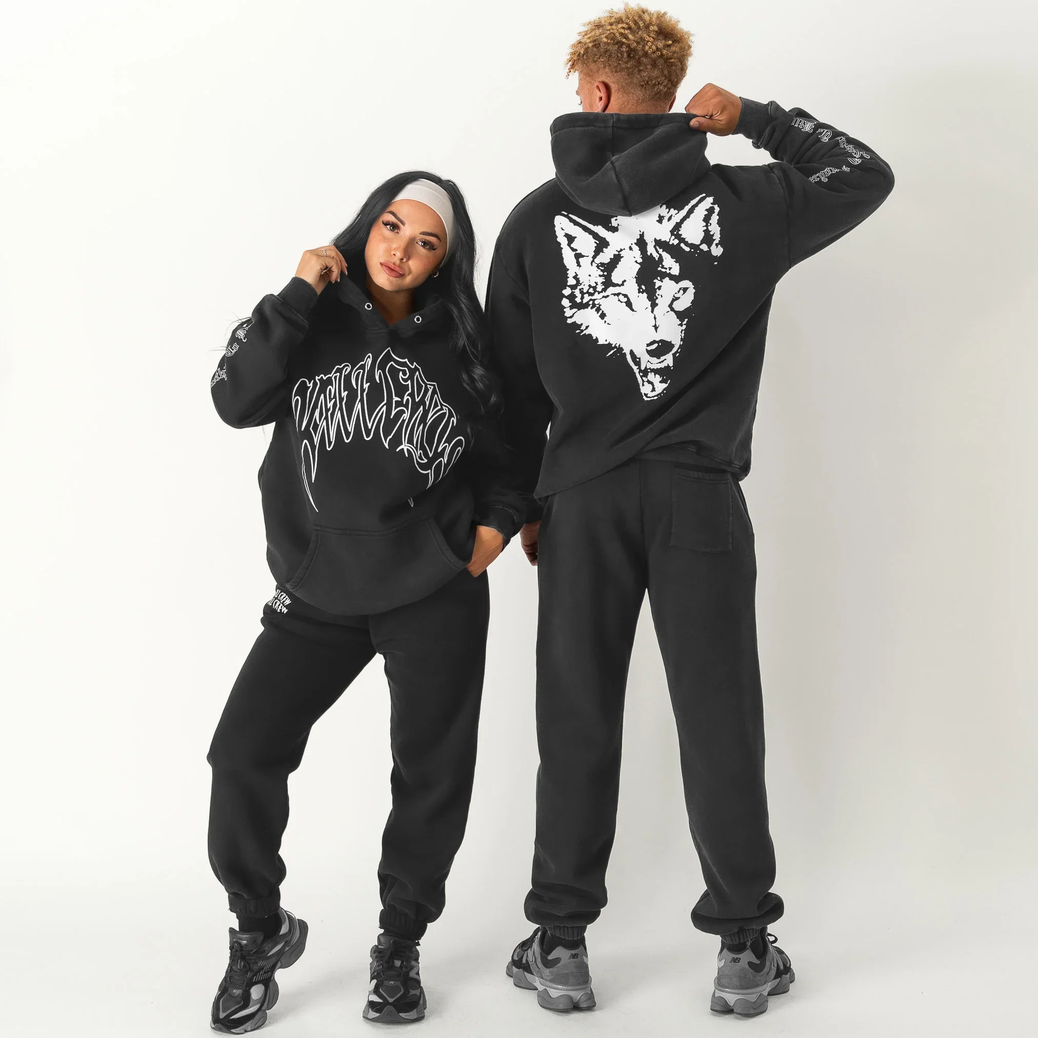 KILL CREW OVERSIZED LUX HOODIE - BLACK