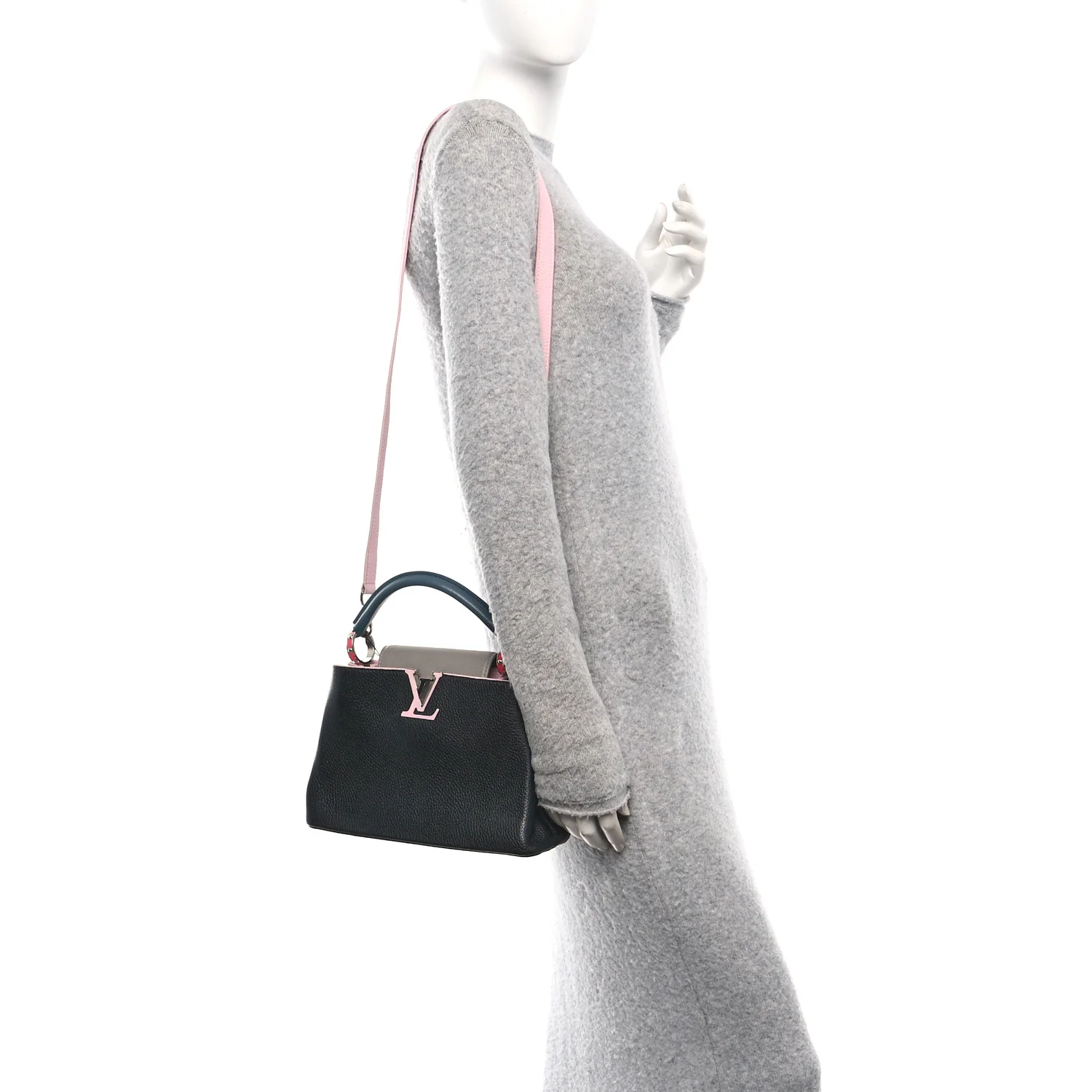 Taurillon Capucines BB Black General Blue Pink