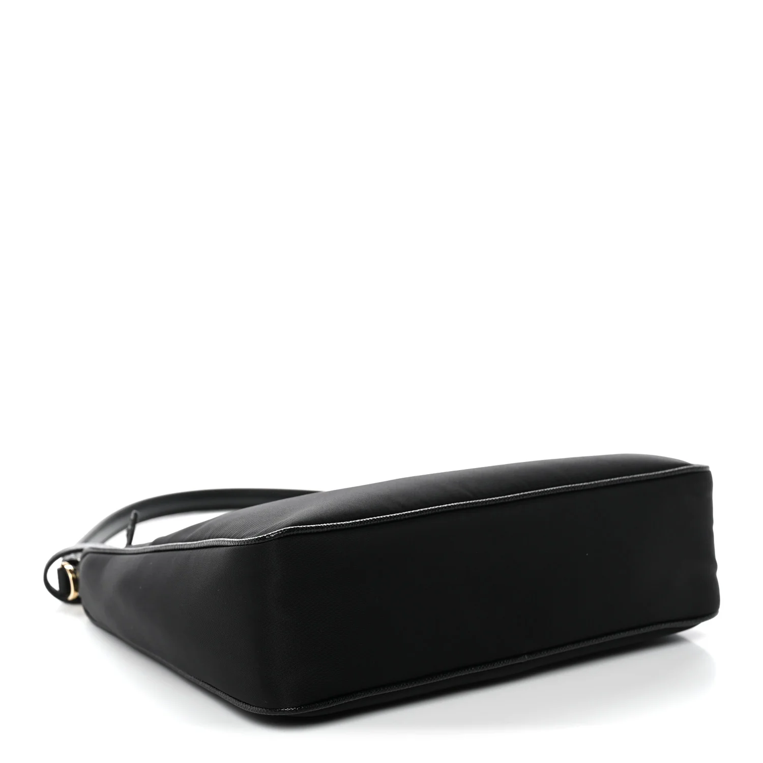 Tessuto Nylon Saffiano Mini Re-Edition 2005 Bag Black