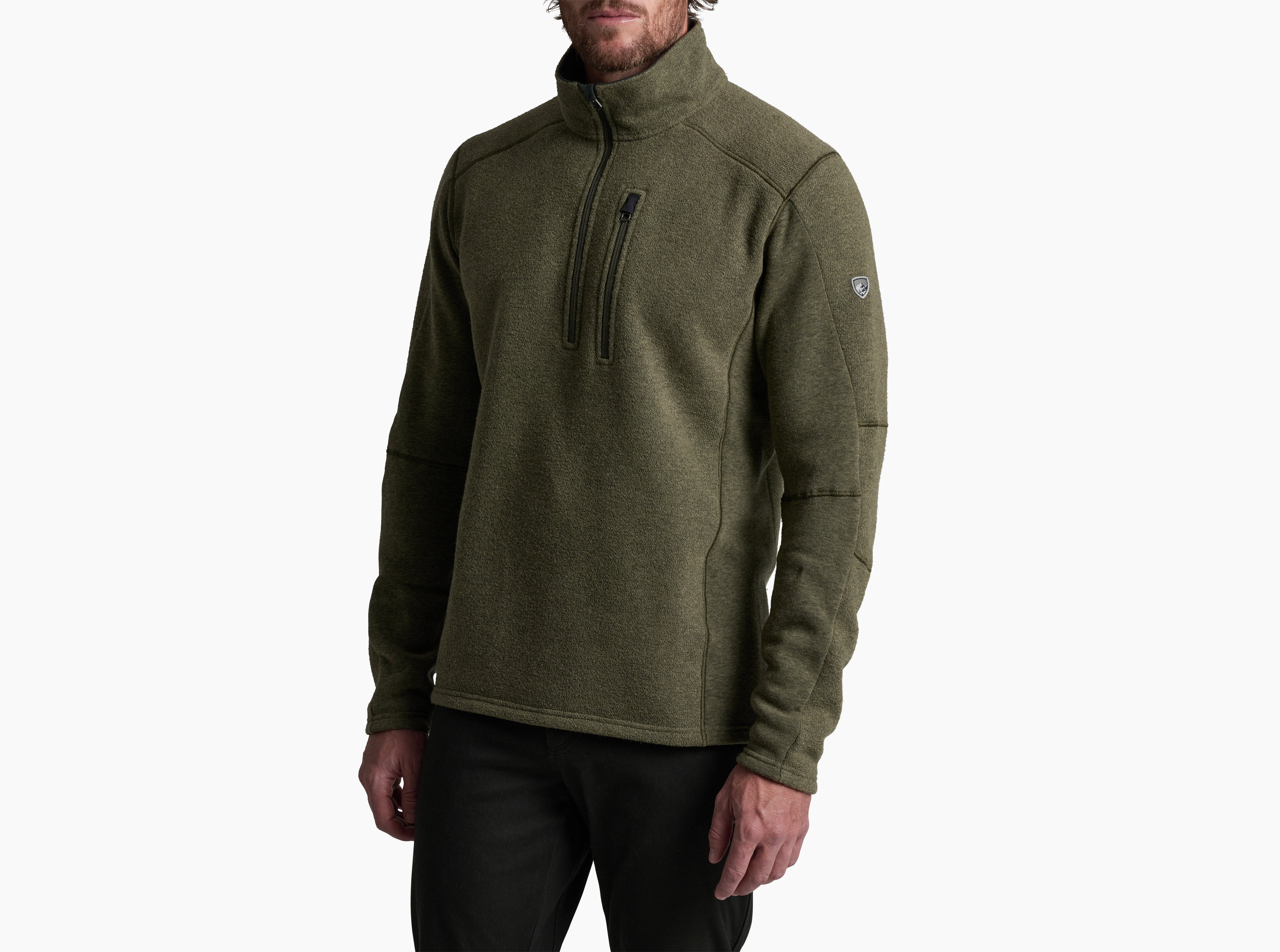 INTERCEPTR™ 1/4 ZIP - MOSS STONE