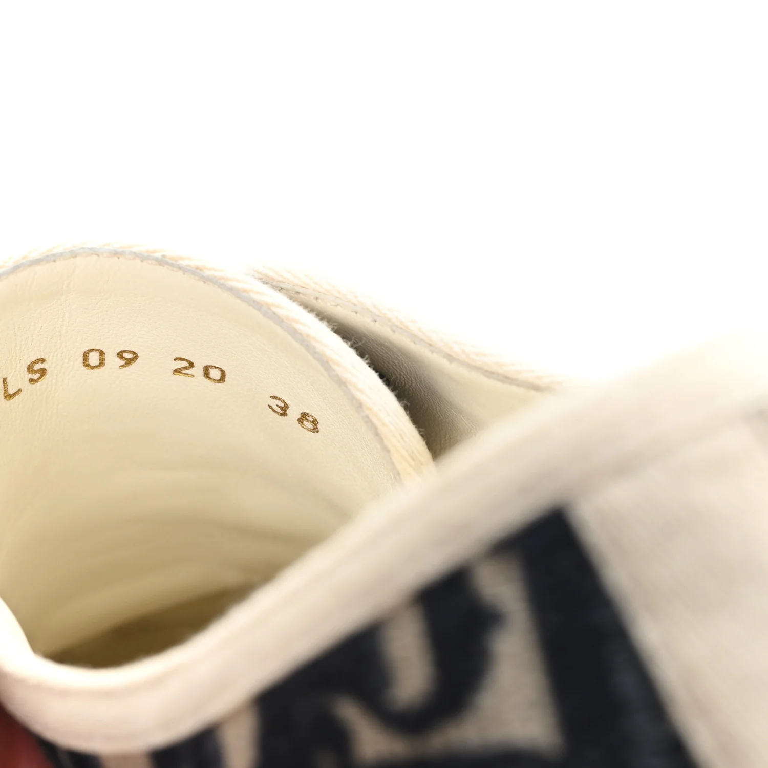 Canvas Oblique Walk'N'Dior Low Top Sneakers 38 Deep Blue