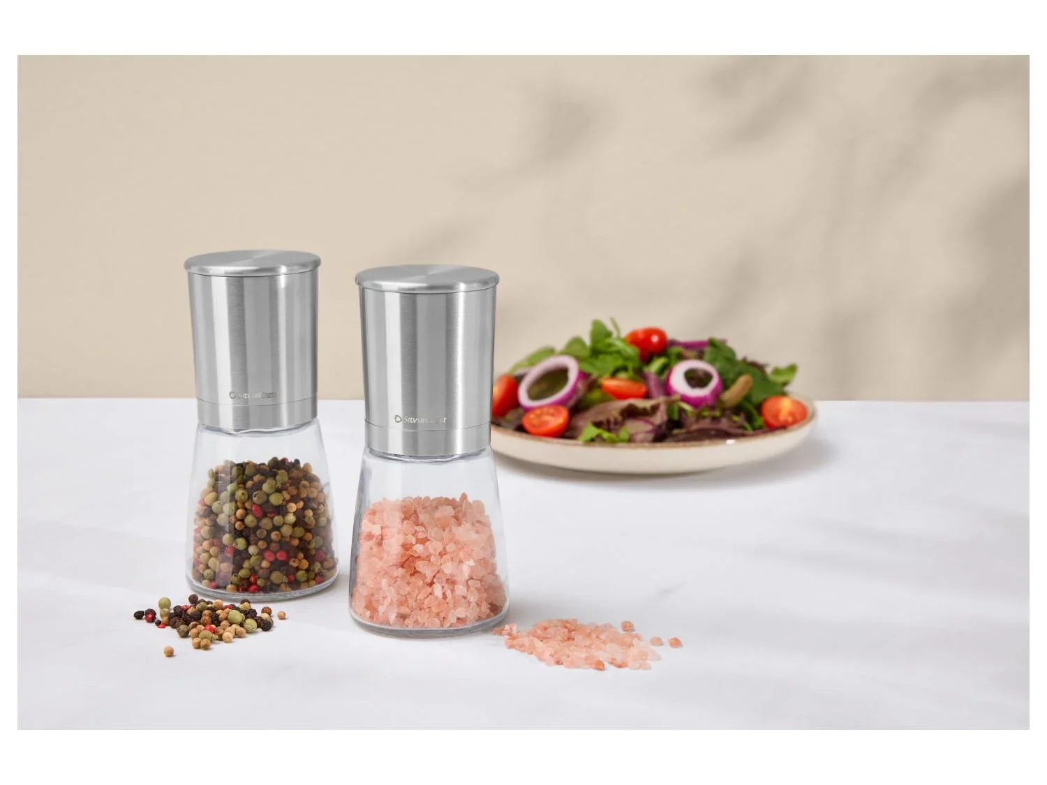 SILVERCREST Set de moulins  sel et  poivre ou Set de distributeurs  huile et  vinaigre ou Rpe