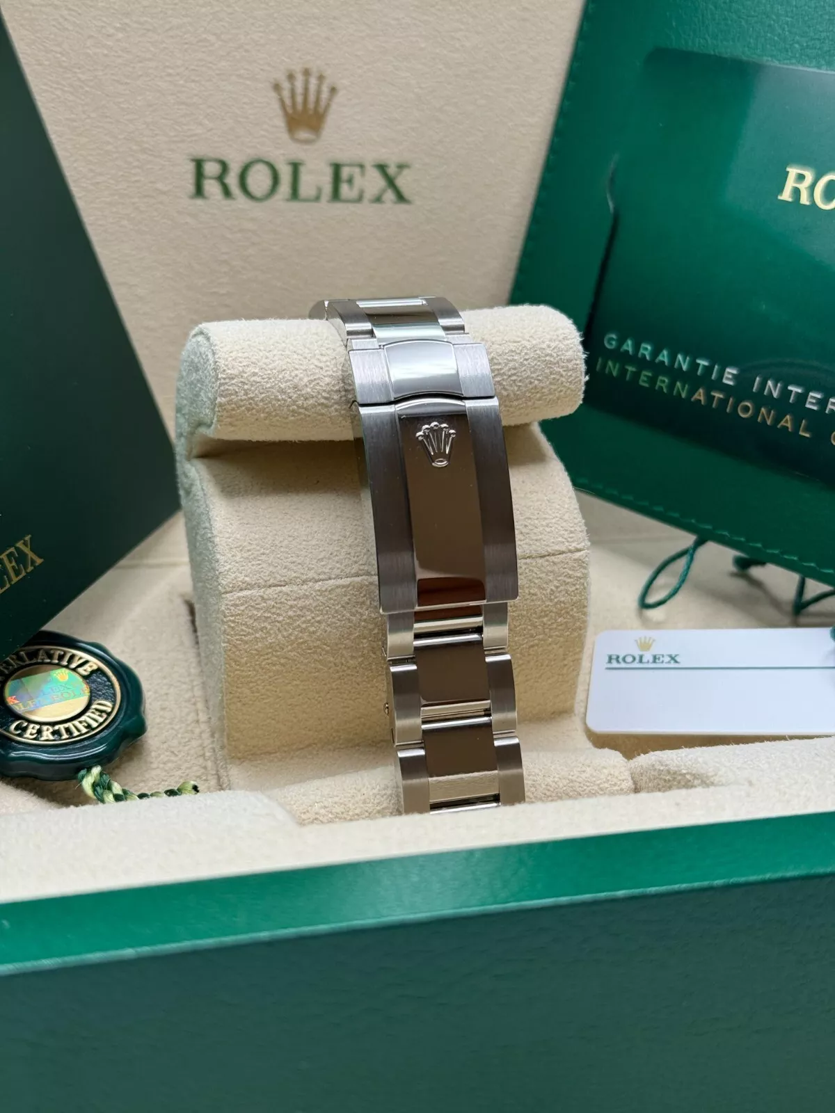 [Super Clone]RLX  Datejust 41mm  White Index Oyster Stainless Steel Men’s Watch - 126334-0009