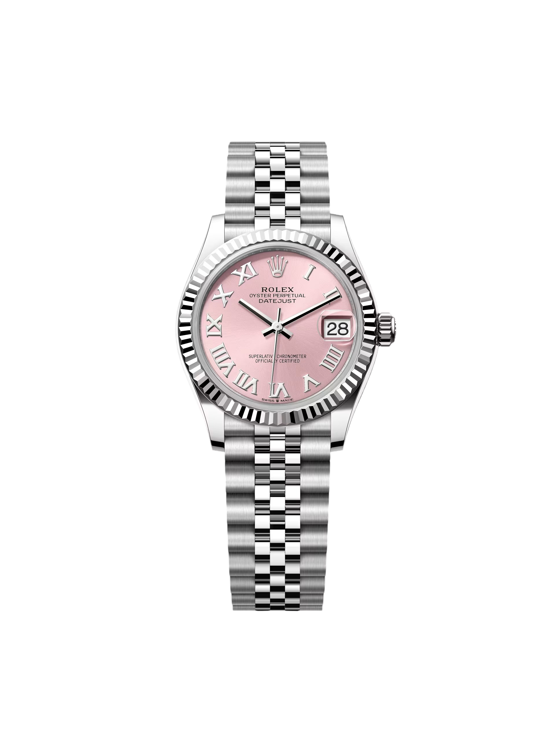 【Super Clone】RLX Datejust m278274-0019/0020 Pink 31mm Dial Oyster Watch