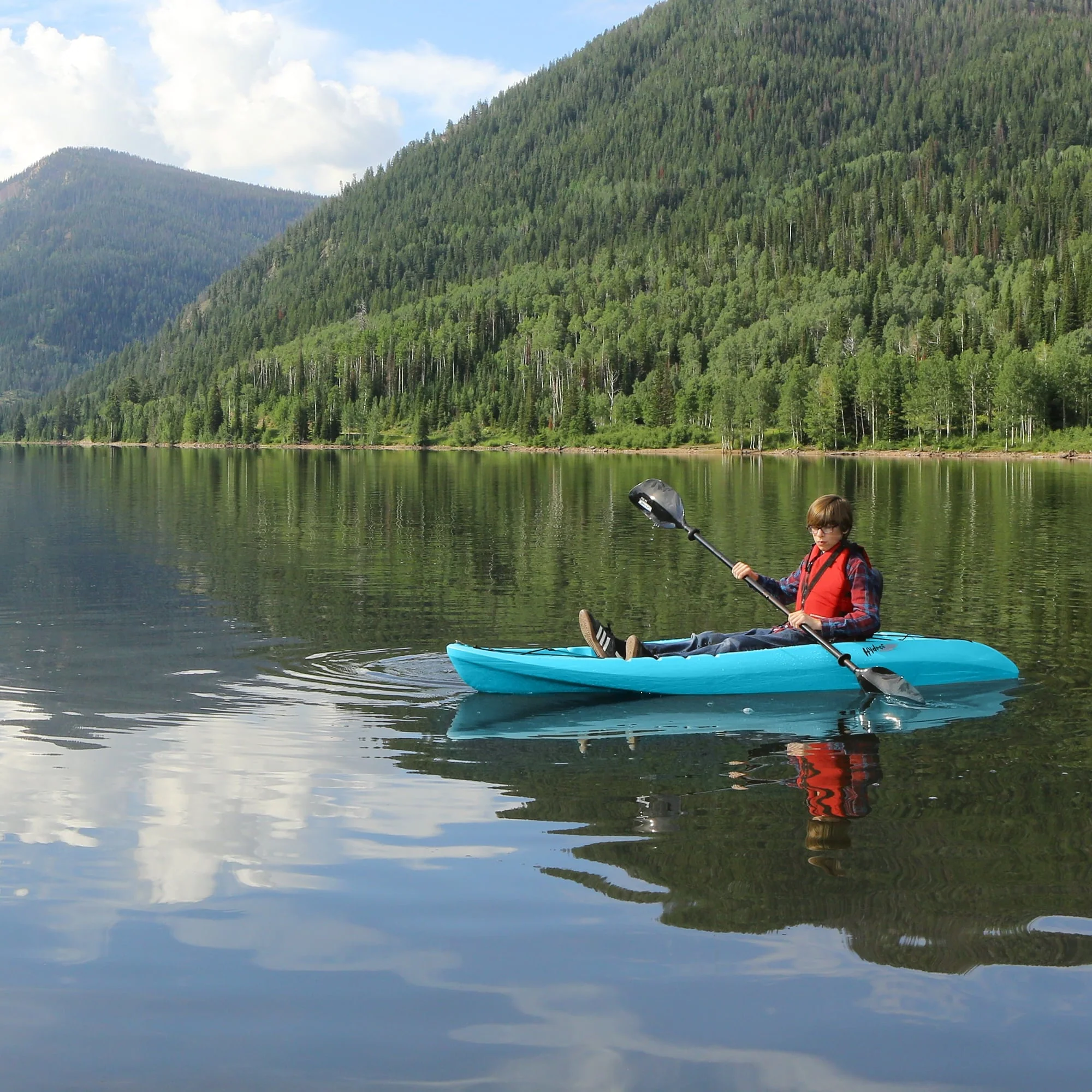 Hydros 101 inch Sit-on-Top Kayak, Glacier Blue (90594) - Image 7