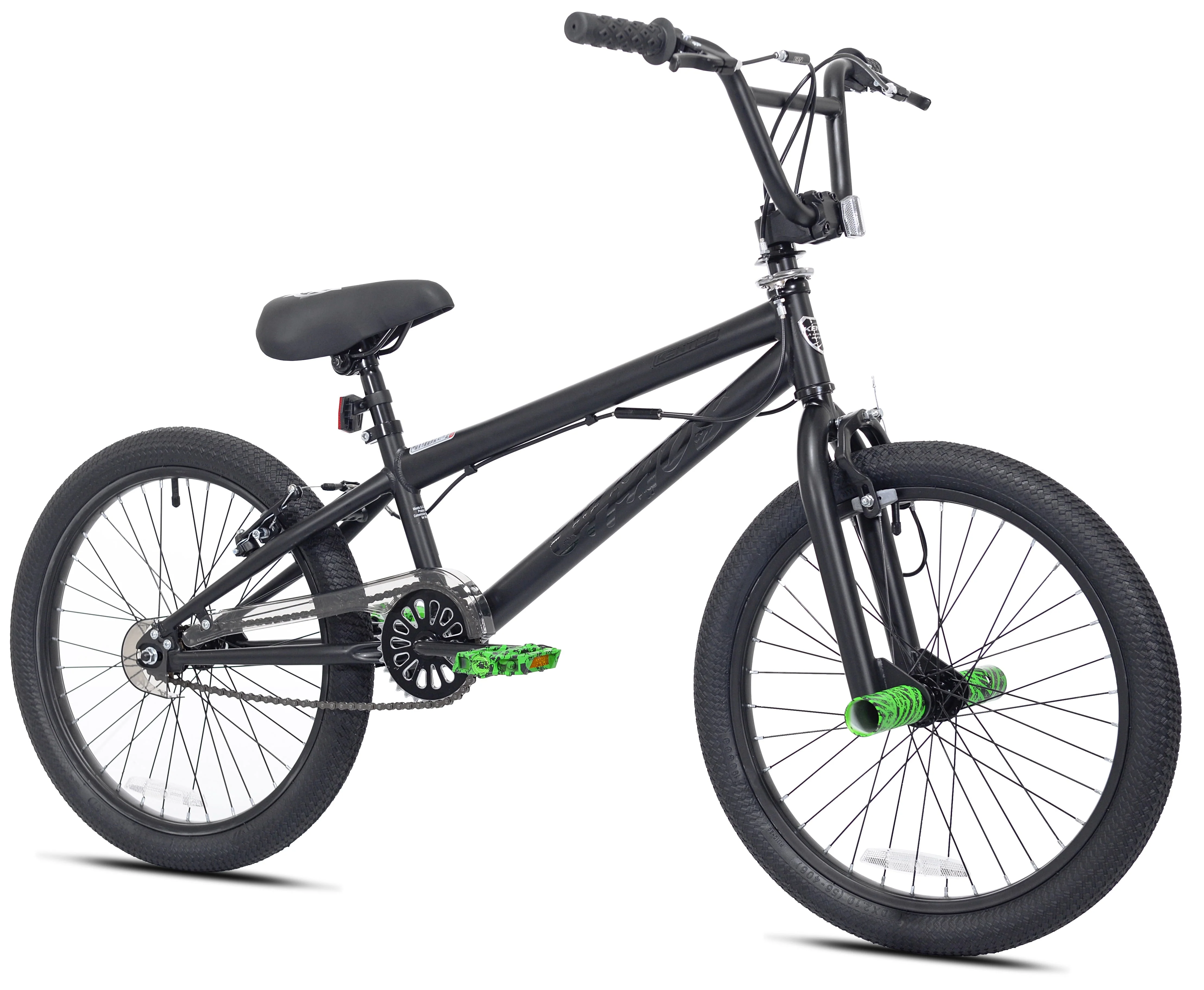 20 in. Chaos Boy's BMX Child Bicycle, Hydro Dip Matte Black - Image 2