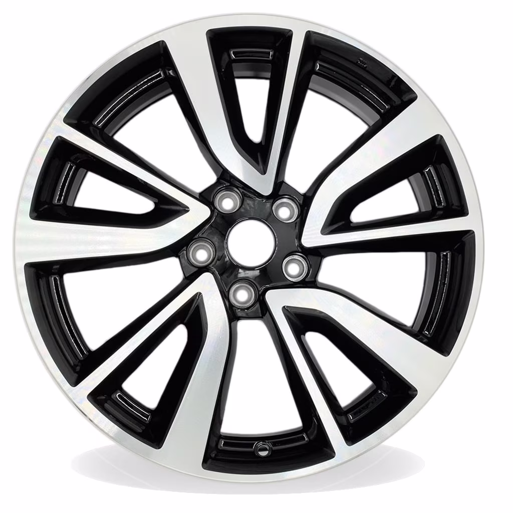 For Nissan Rogue OEM Design Wheel 19" 19x7 2017-2020 Machined Black Single Replacement Rim