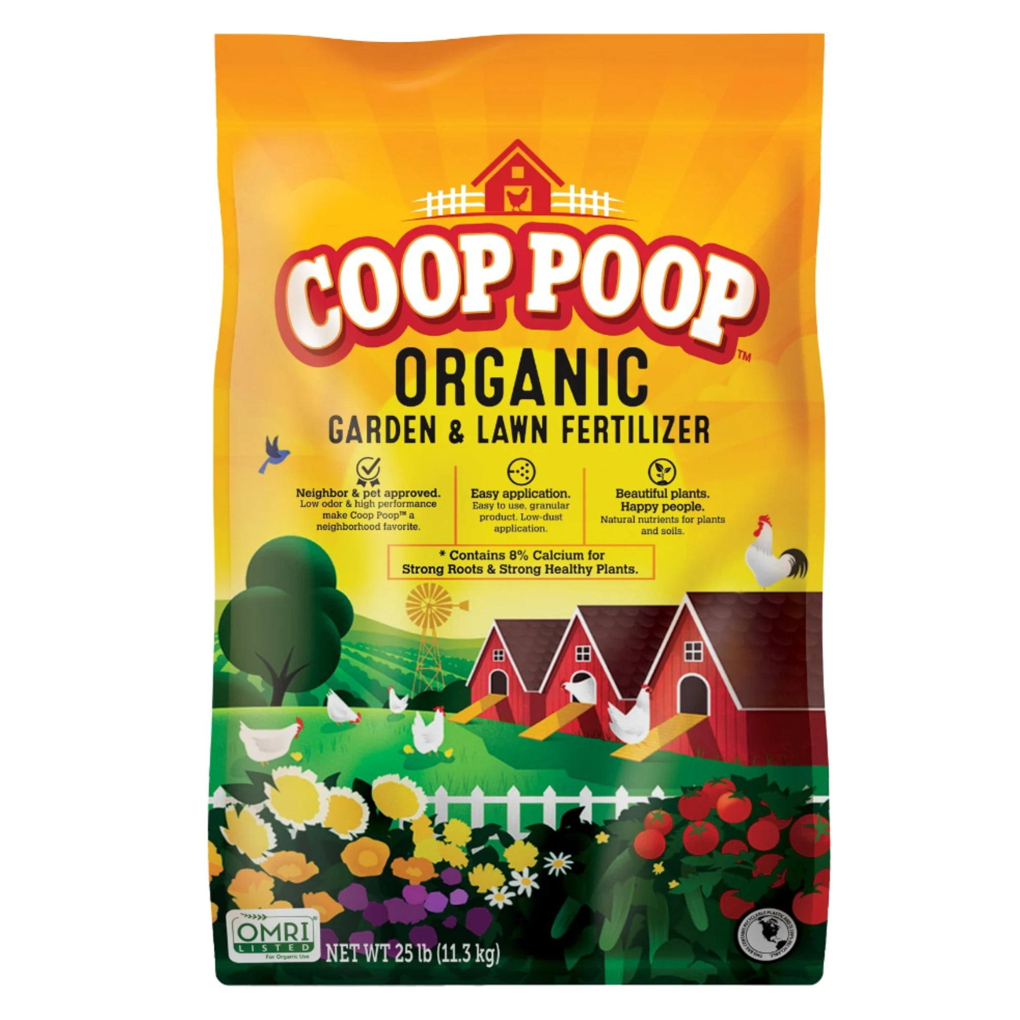 Coop Poop All Purpose Garden Food 25 lb
