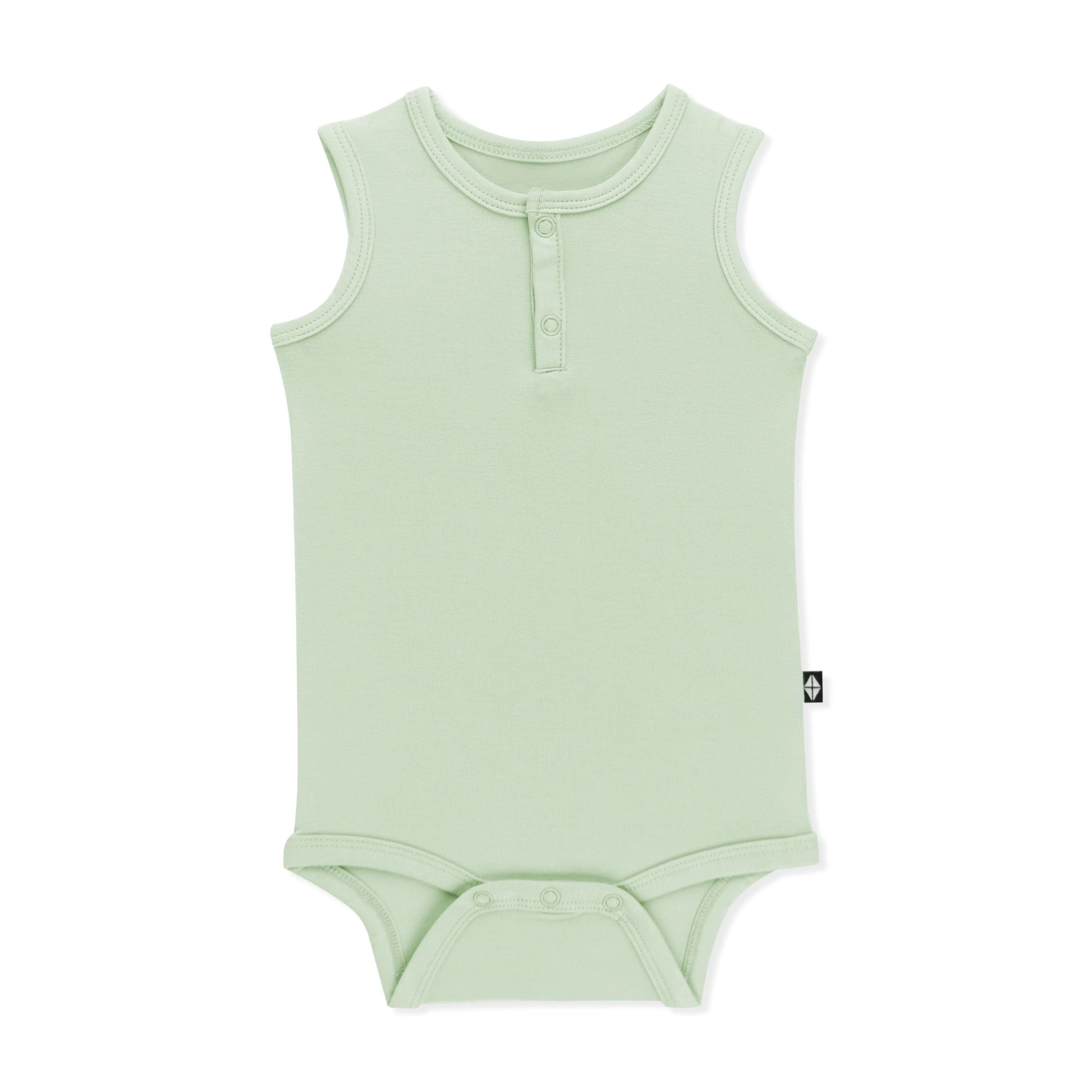 Sleeveless Bodysuit in Basil