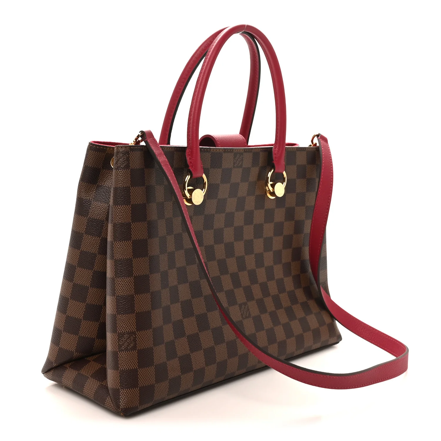Damier Ebene LV Riverside Lie De Vin
