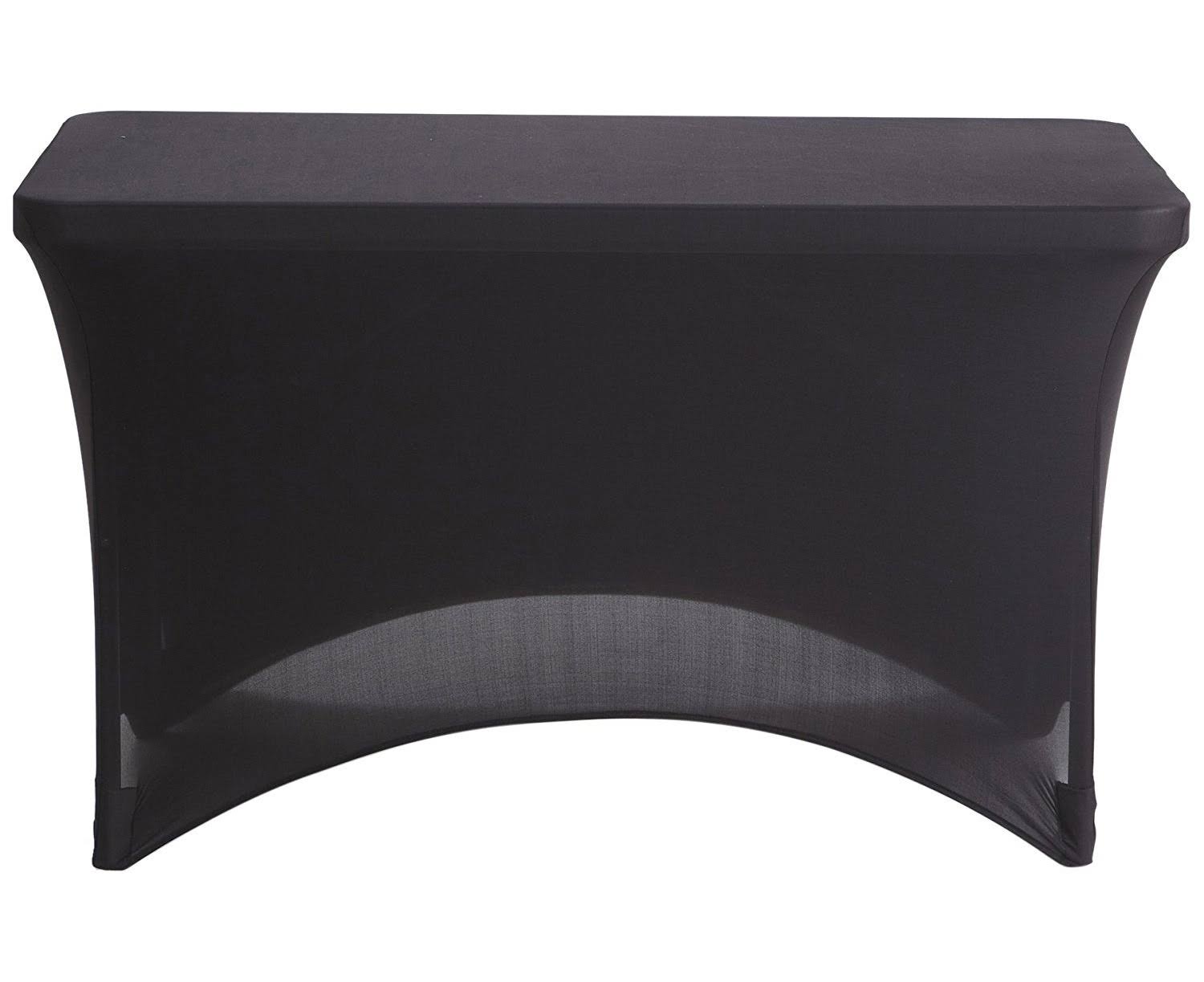 Iceberg ICE16521 Stretch Fabric Table Cloth Cover, 6' Length x 30