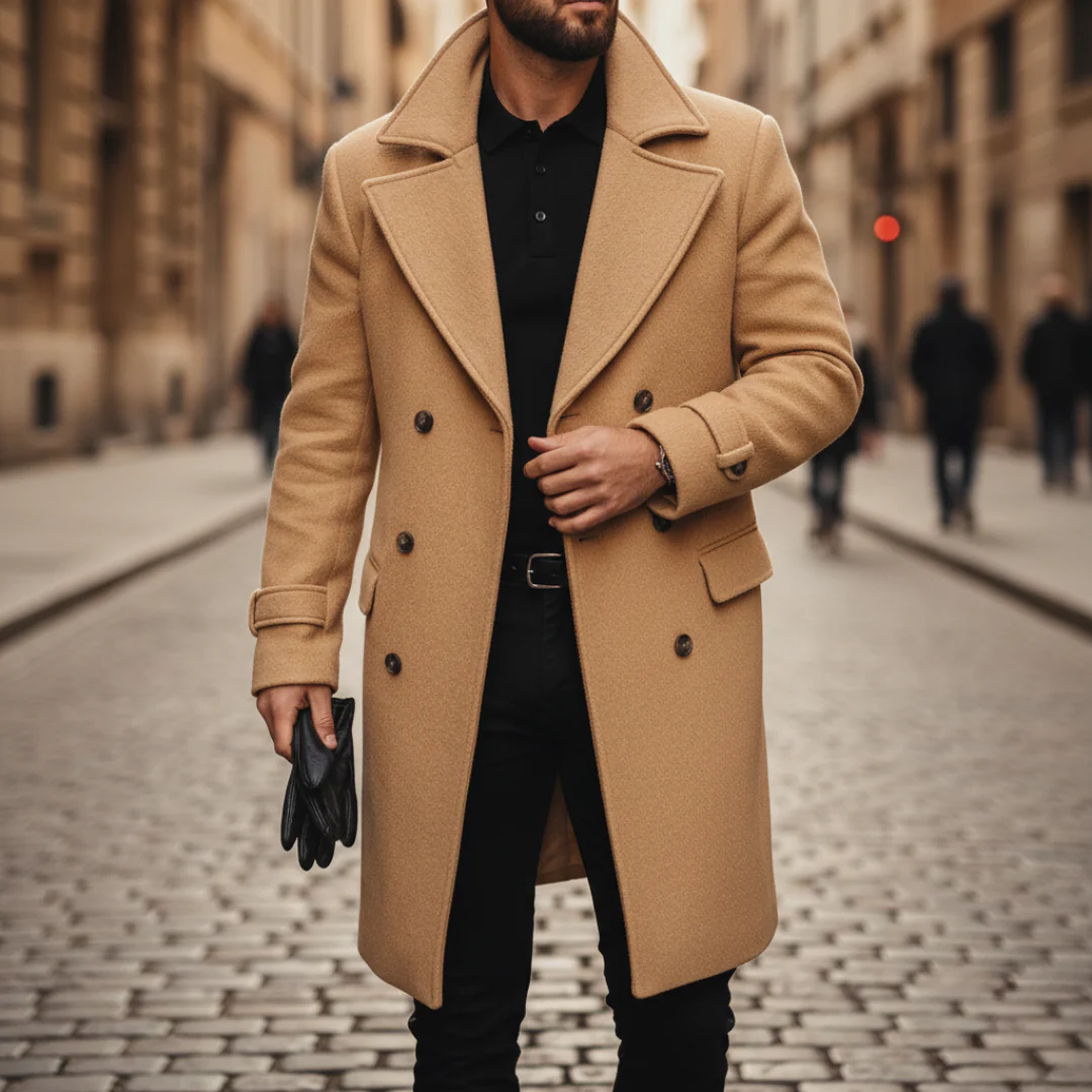 Marcel | Manteau Homme en Laine à Double Boutonnage Hiver