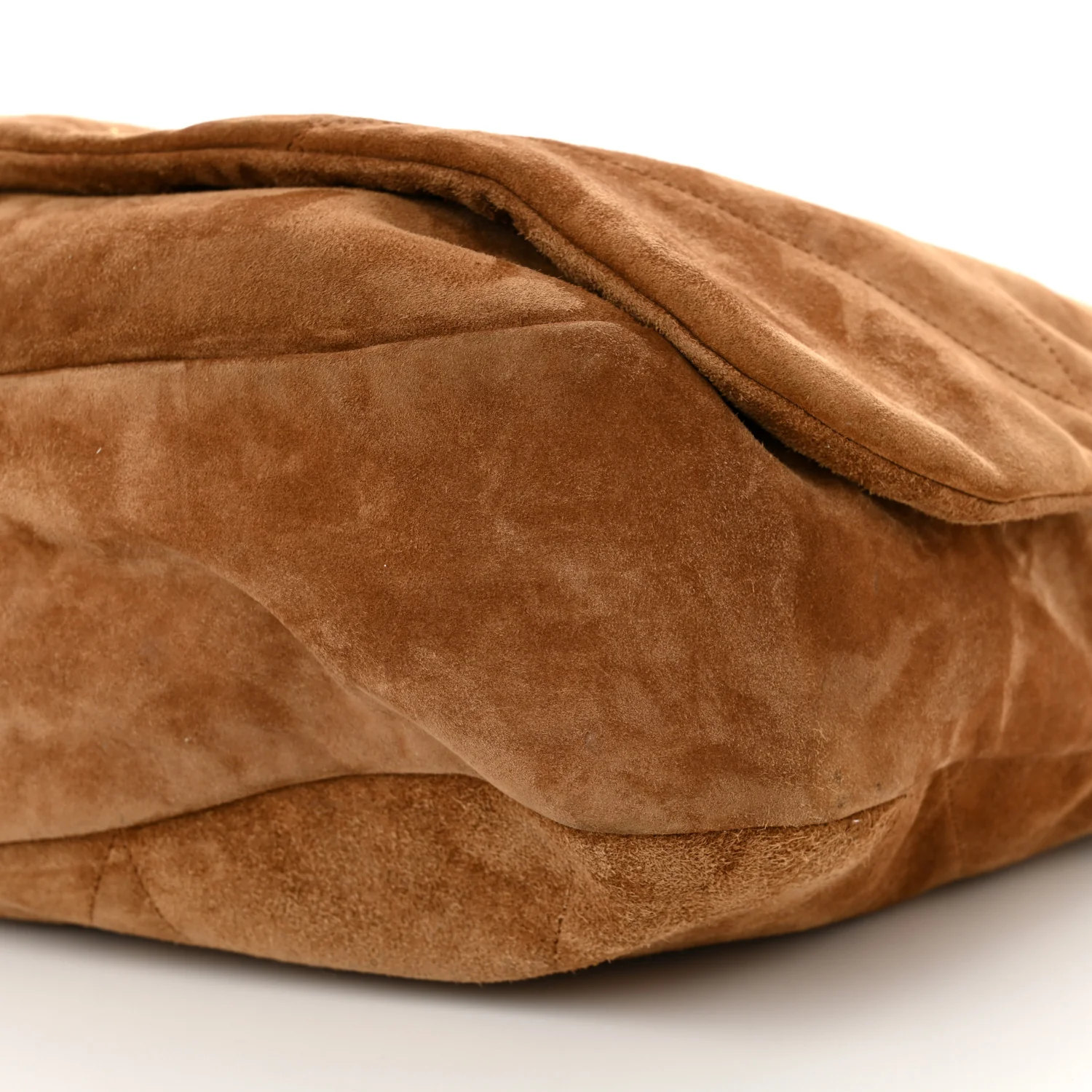 Suede Matelasse Monogram Large Jamie 4.3 Snuff