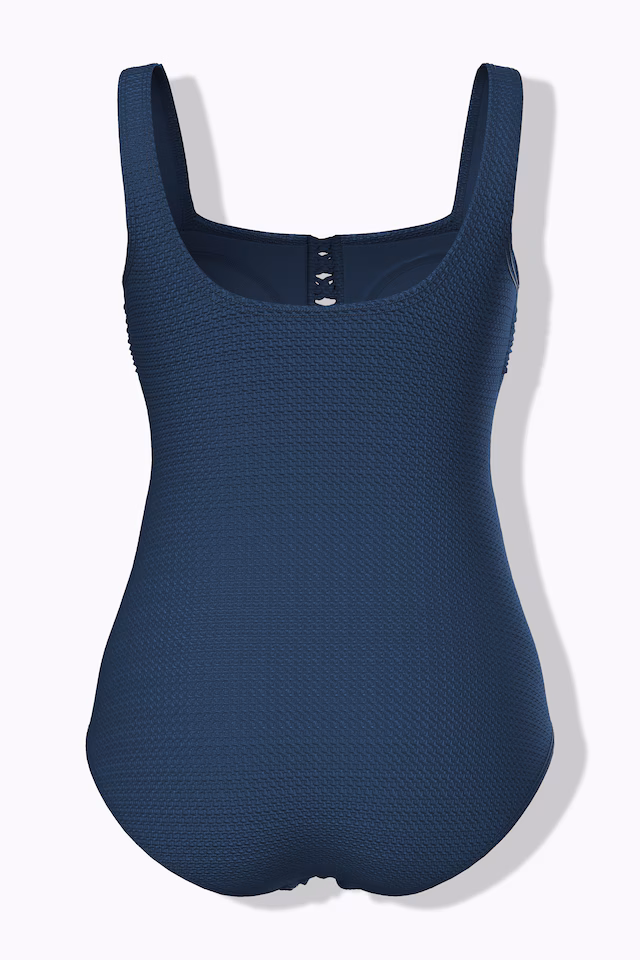 Textured Macrame Detail Swimsuit
