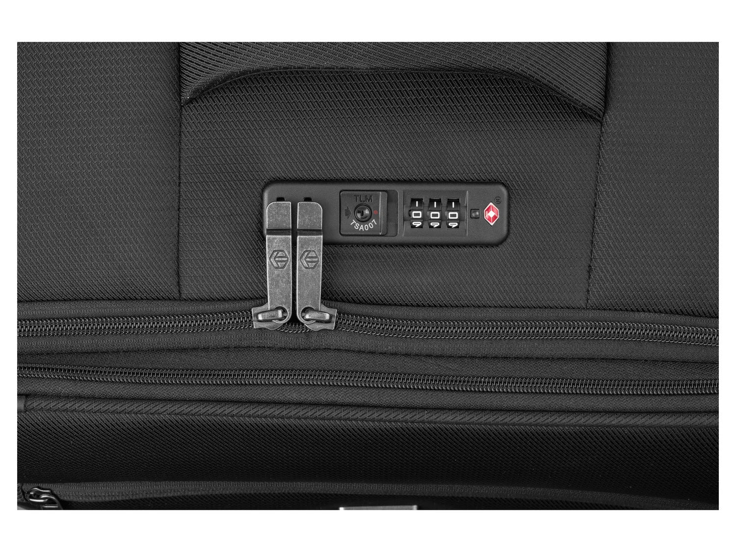 TOPMOVE Set de 2 valises cabine extensibles, 62-69 L et 96-108 L, noir
