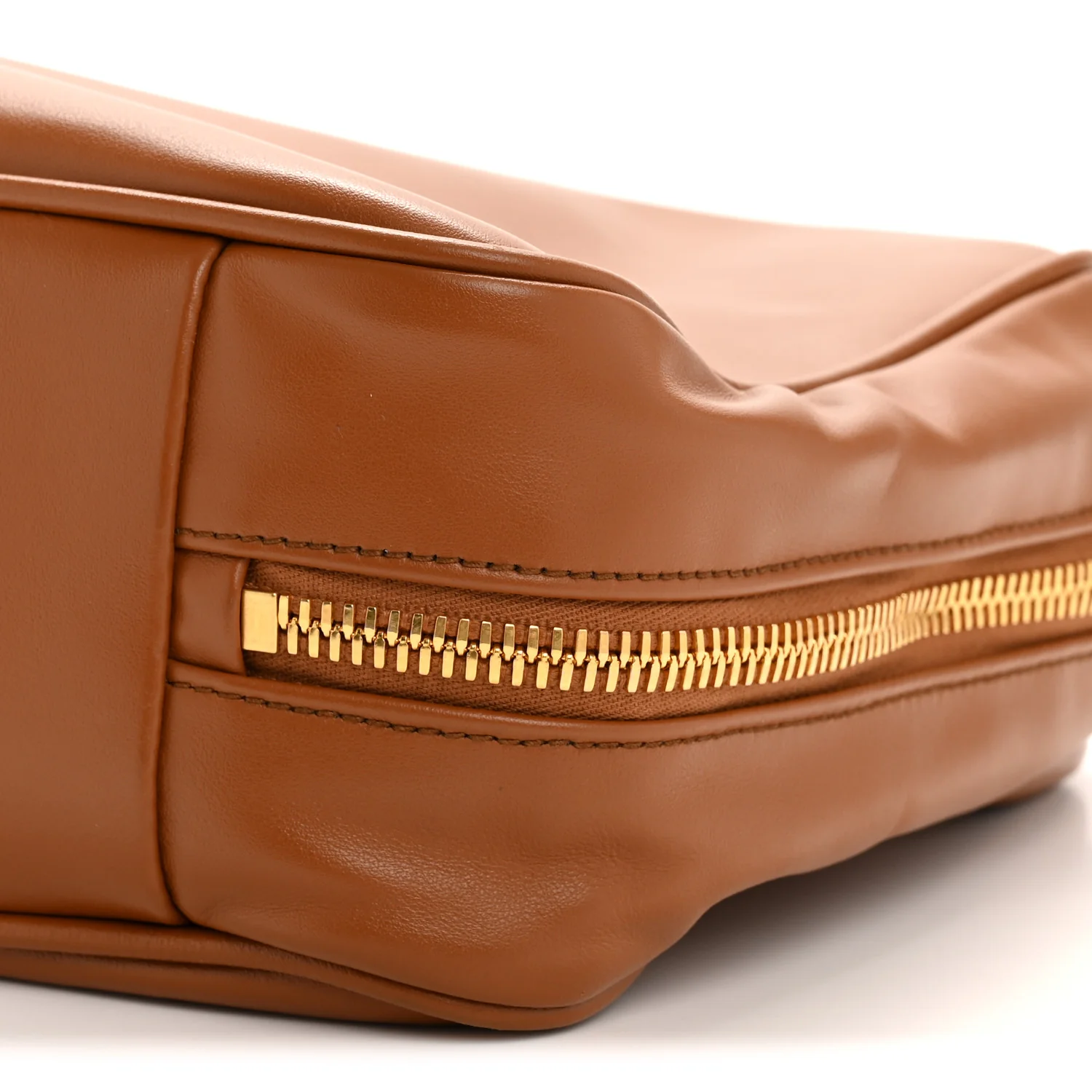 Soft Calf Softy Large Beau Top Handle Bag Cognac