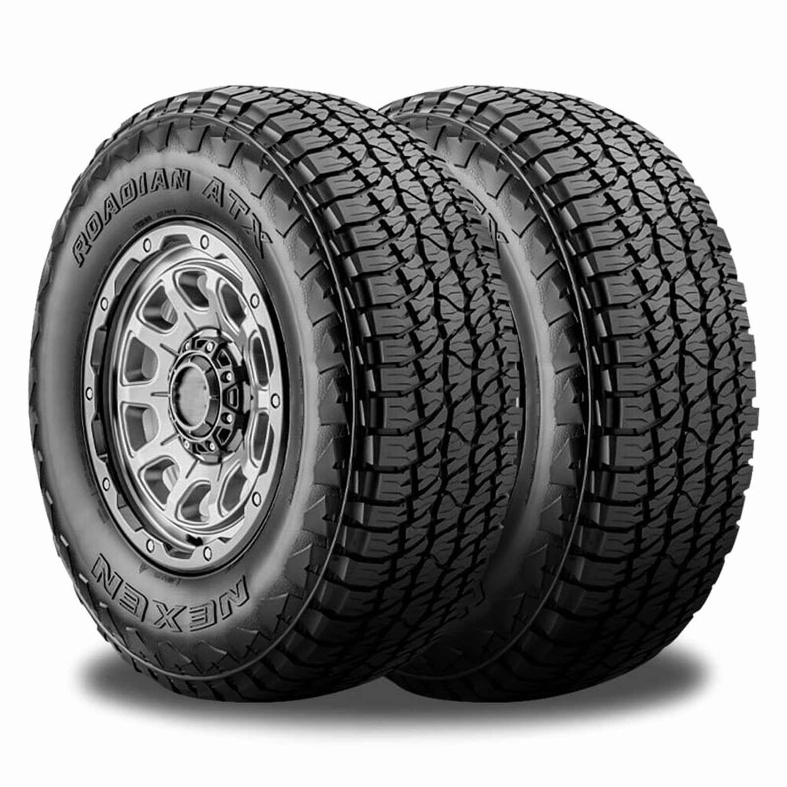 2 Roadian ATX 225/75R16 115/112S Snow Certified All Terrain 60K Mi Load E 18777NXK / 225/75/16 / 2257516