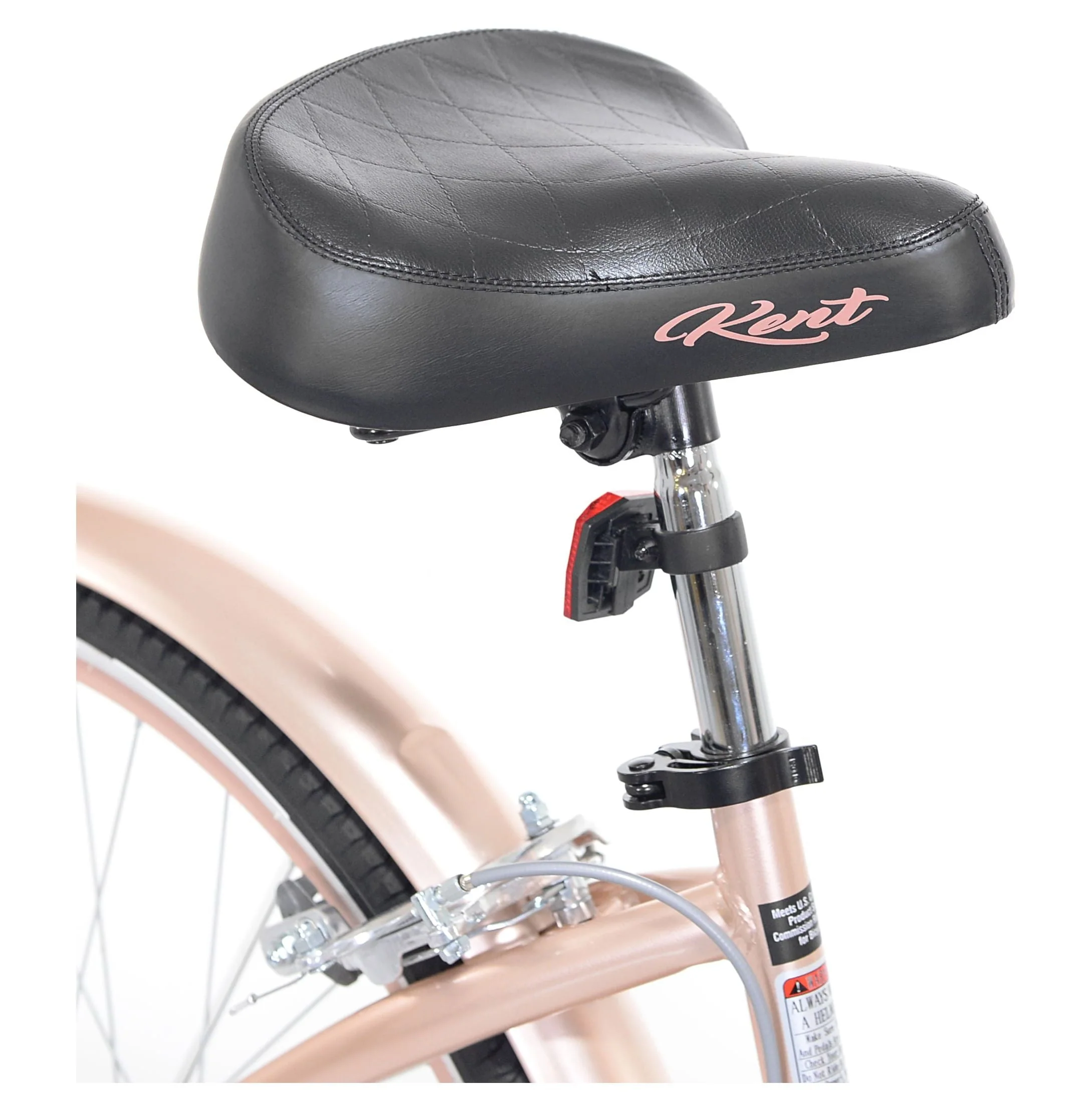 Kent 26 In. Bayside Women'S Cruiser Bike, Rosé Gold