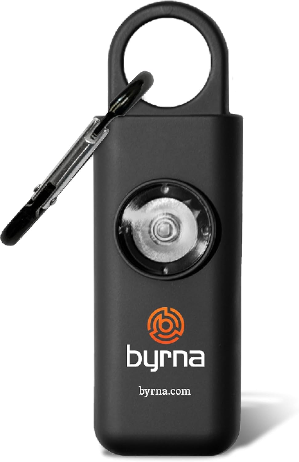 Byrna Banshee Personal Safety Alarm - 130 dB Loud Military Grade Self Defense Emergency Keychain Siren Device with LED Strobe Alert Light for Women, Men, Children, Elderly, Hikers and Runners (Black)