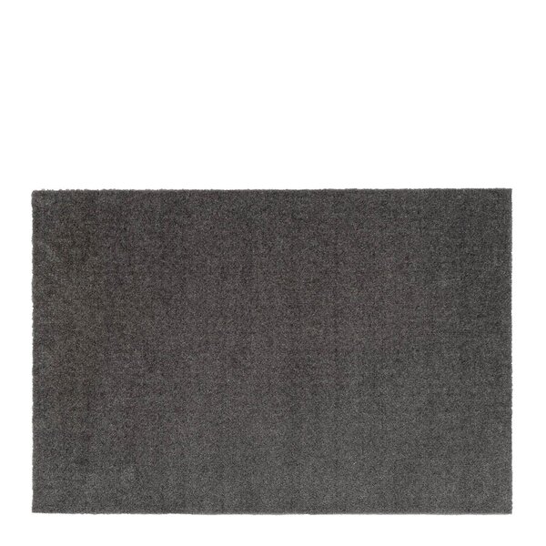 Unicolor gulvmatte 90x60 cm steelgrey
