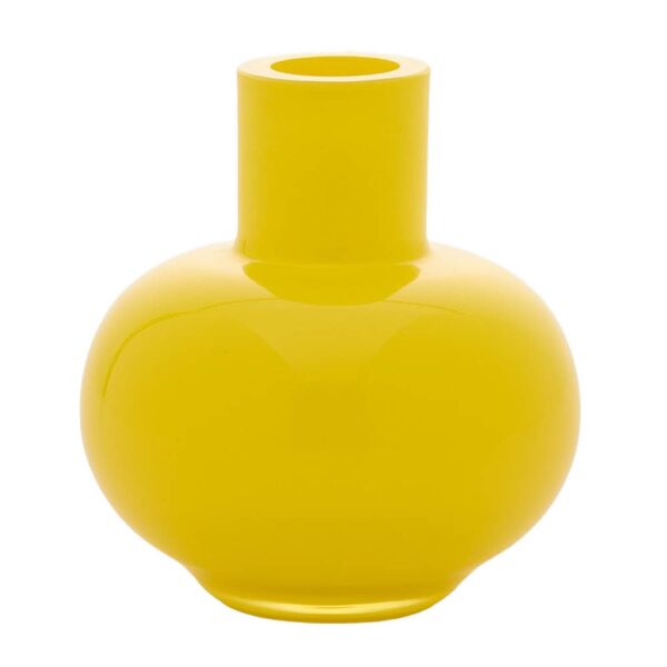 Mini vase 6 cm gul