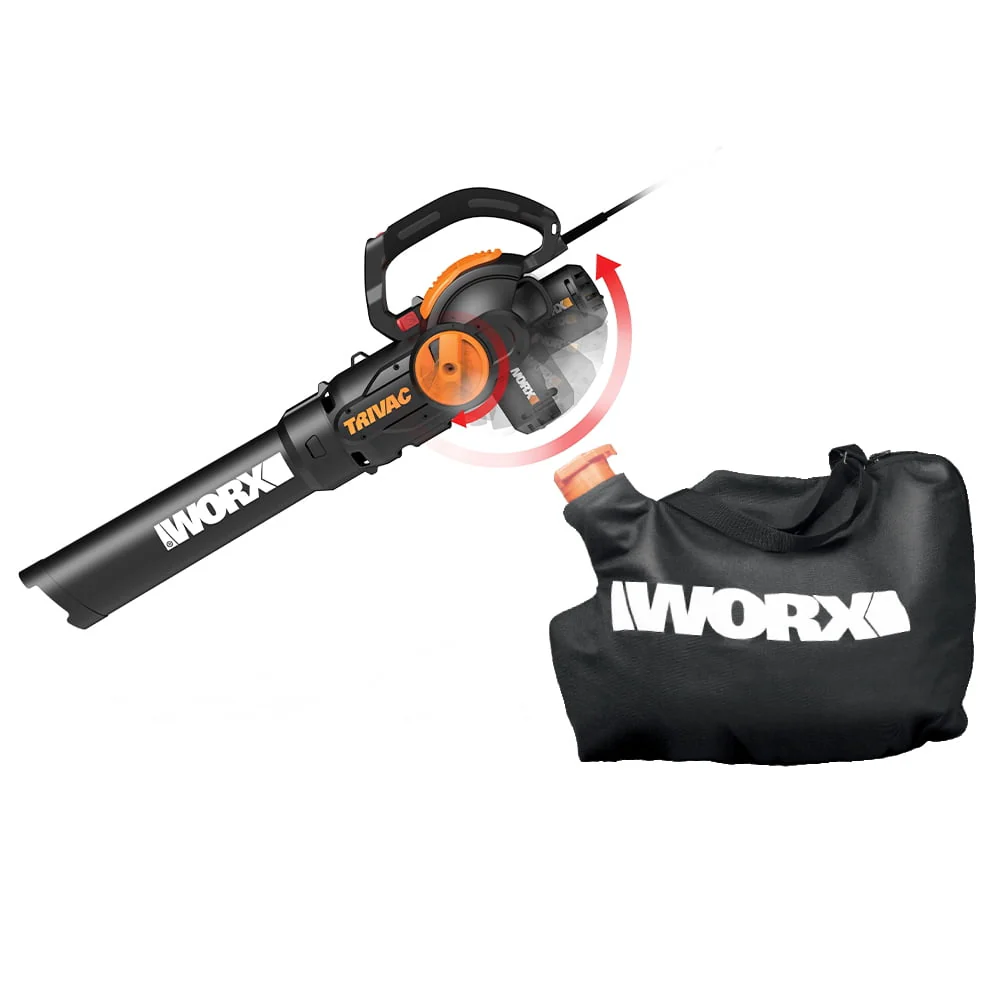 Trivac 2 0 Electric 12 amp 3in 1 Vacuum Blower/Mulcher/Vac # WG512(35 56 x 10 32)