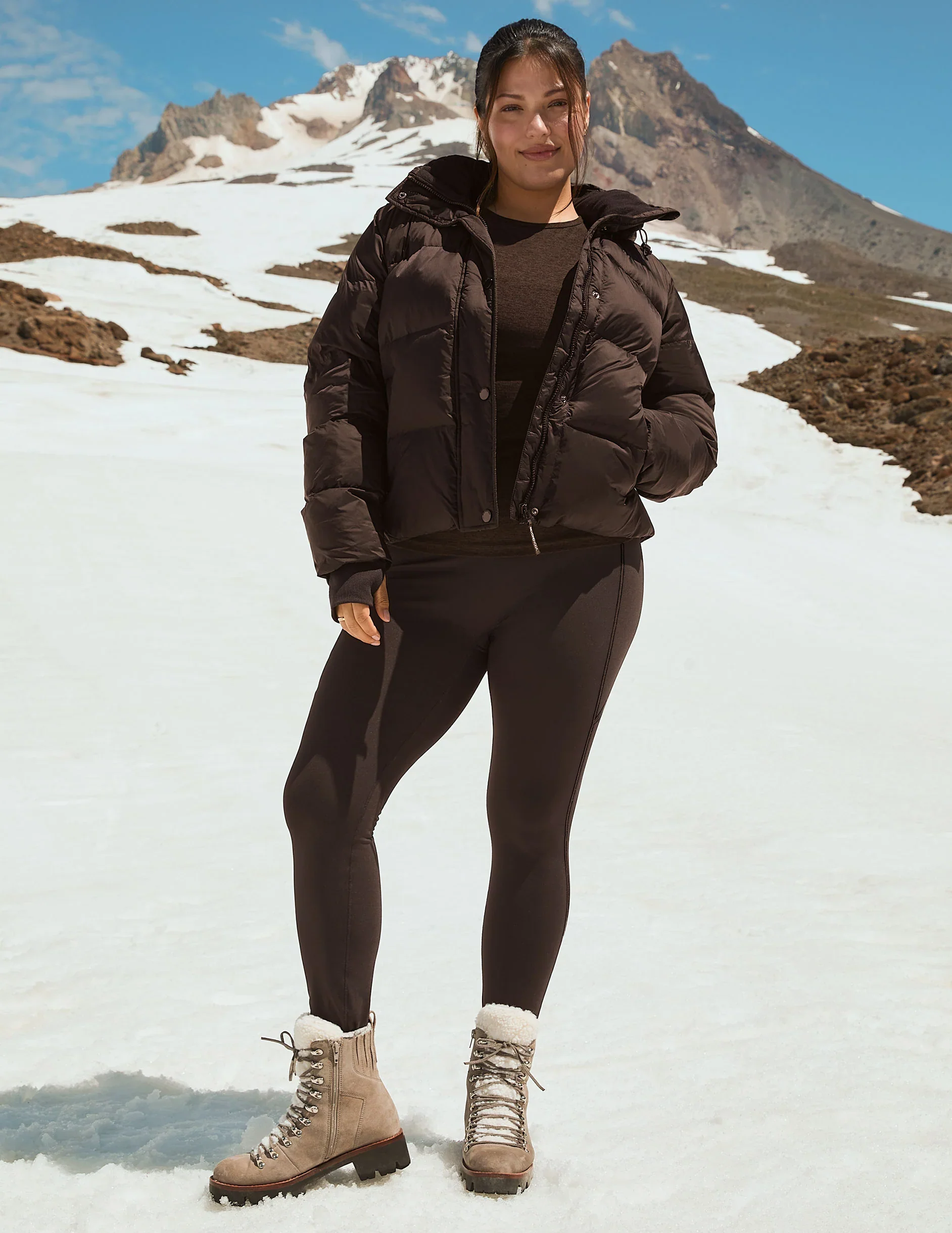 Pacer Fleece-Backed Zip Pocket Full Length Legging