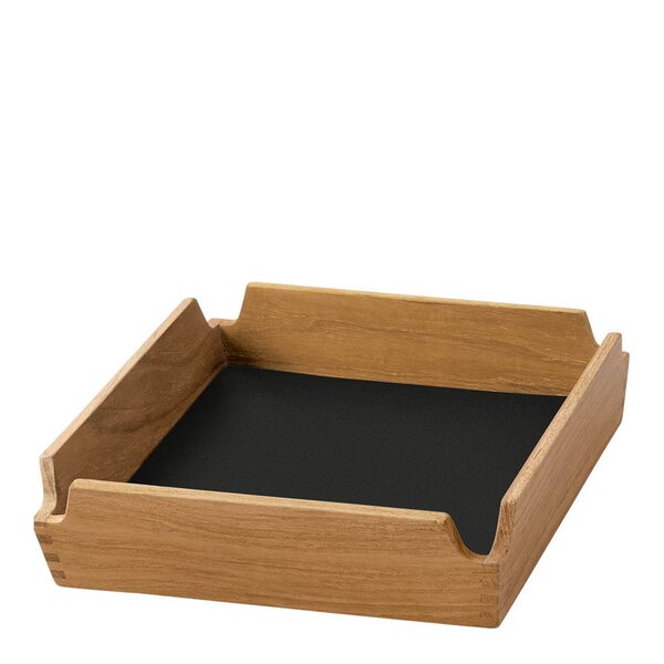 Airy teak brett 18x18 cm Black Ink