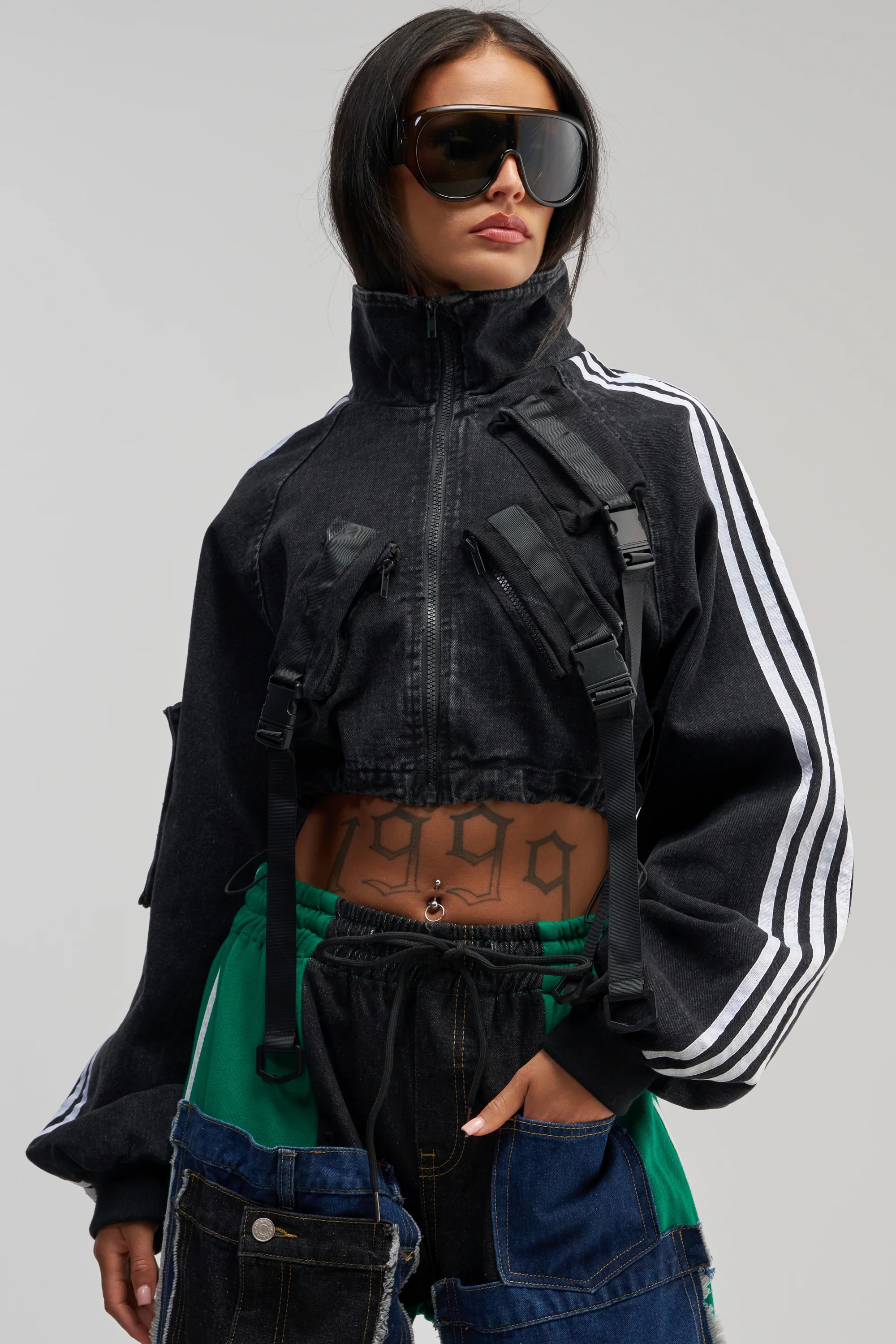 RAE CARGO DENIM JACKET - Akira Store