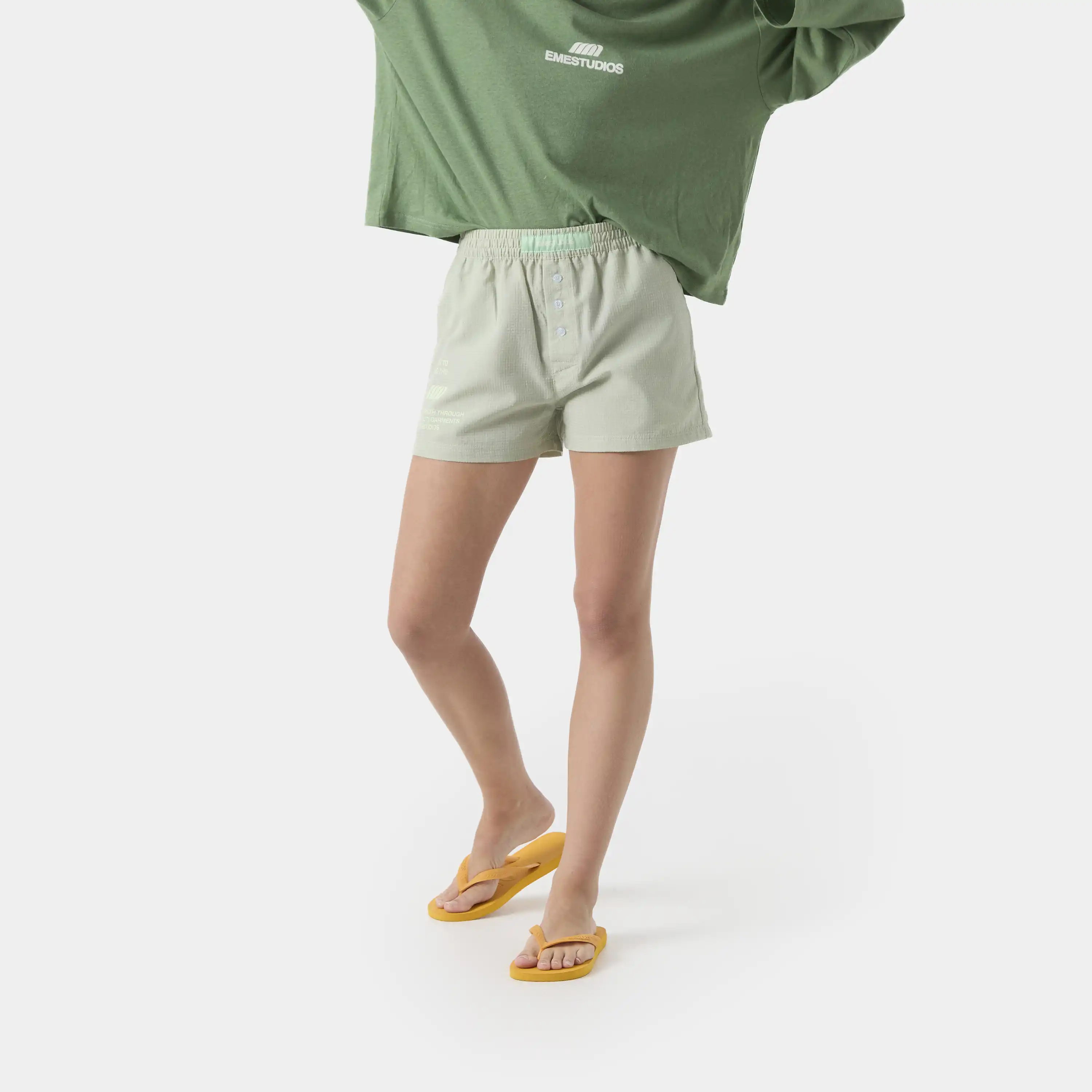 Lucky Eucalyptus Squared Boxers