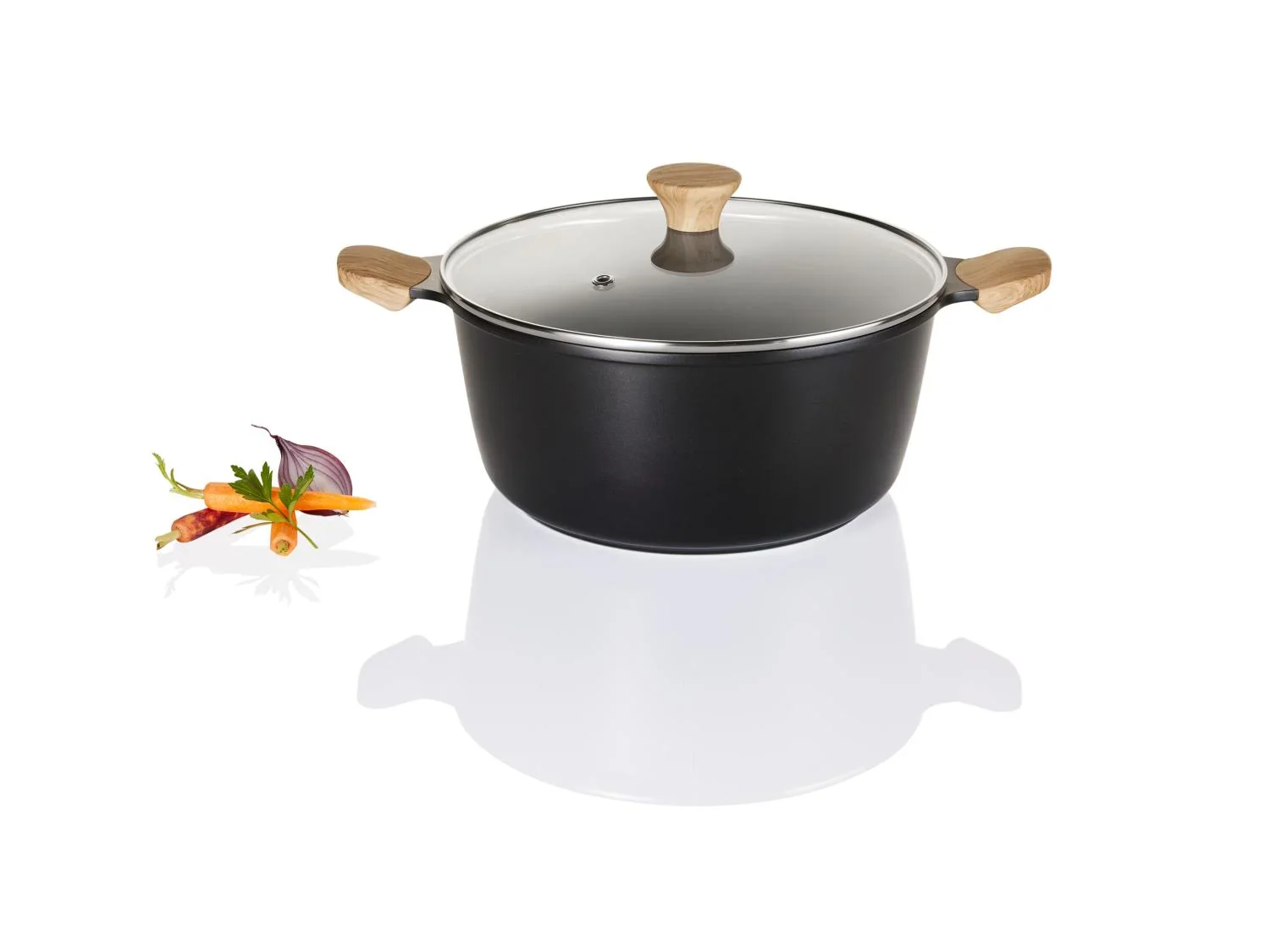 LIVARNO home Faitout en fonte d'aluminium, 28 cm