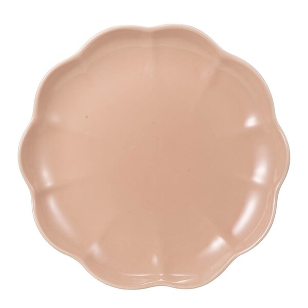 Lotus tallerken 22 cm støvet rosa